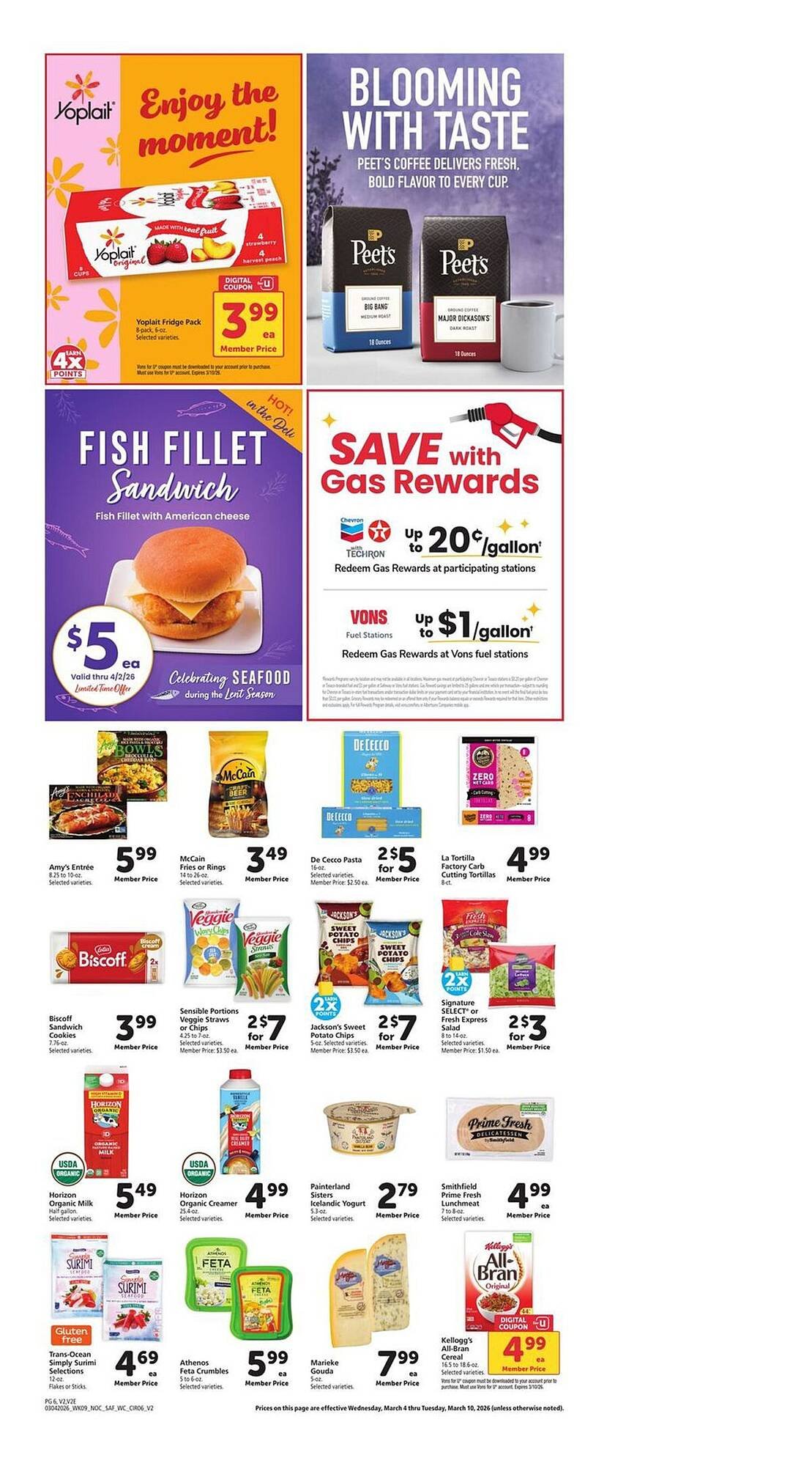 Vons weekly ad