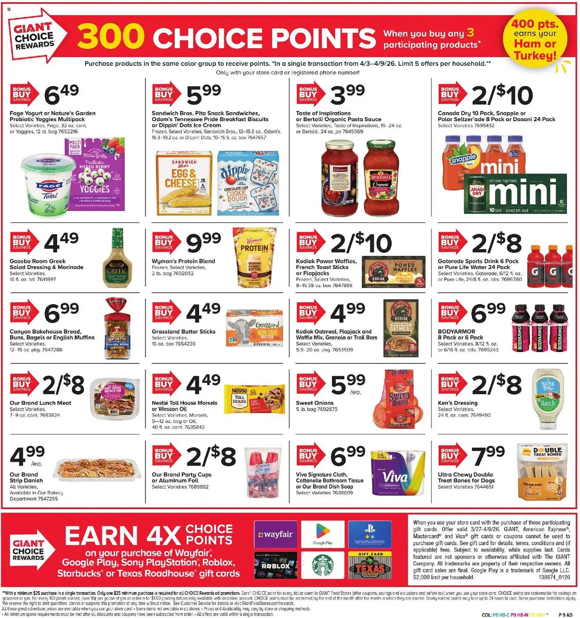 GIANT weekly ad