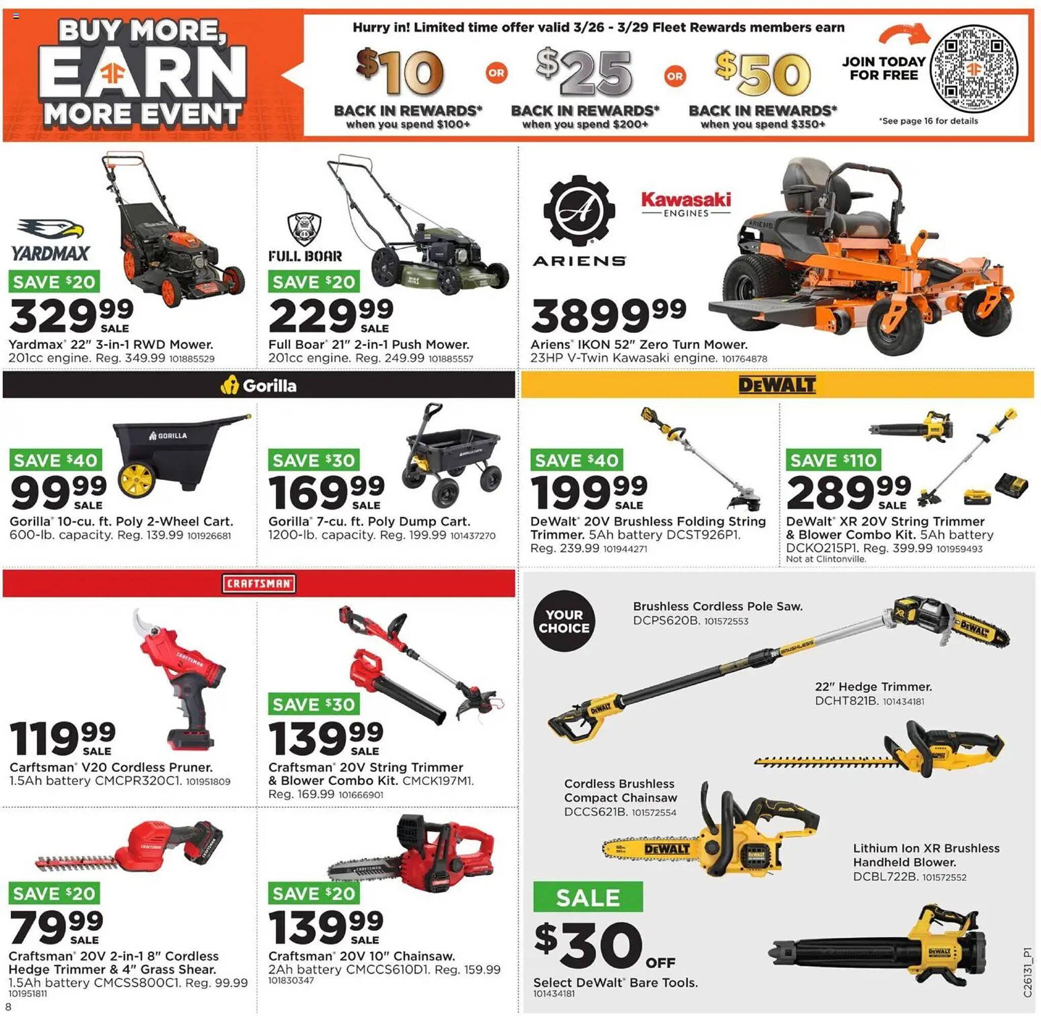 Mills Fleet Farm weekly ad