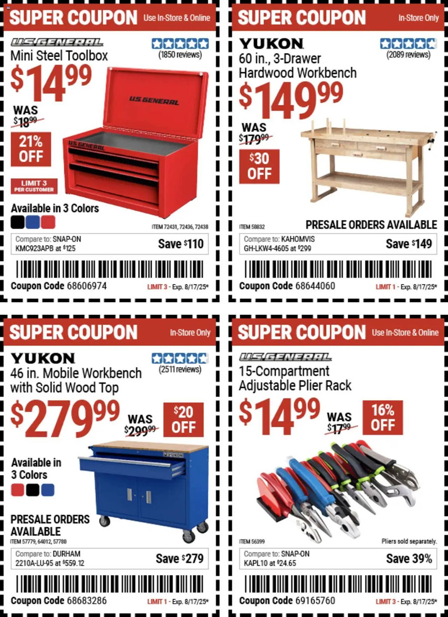 Harbor Freight Tools Weekly Ad (2025-07-28 - 2025-08-18) | 1
