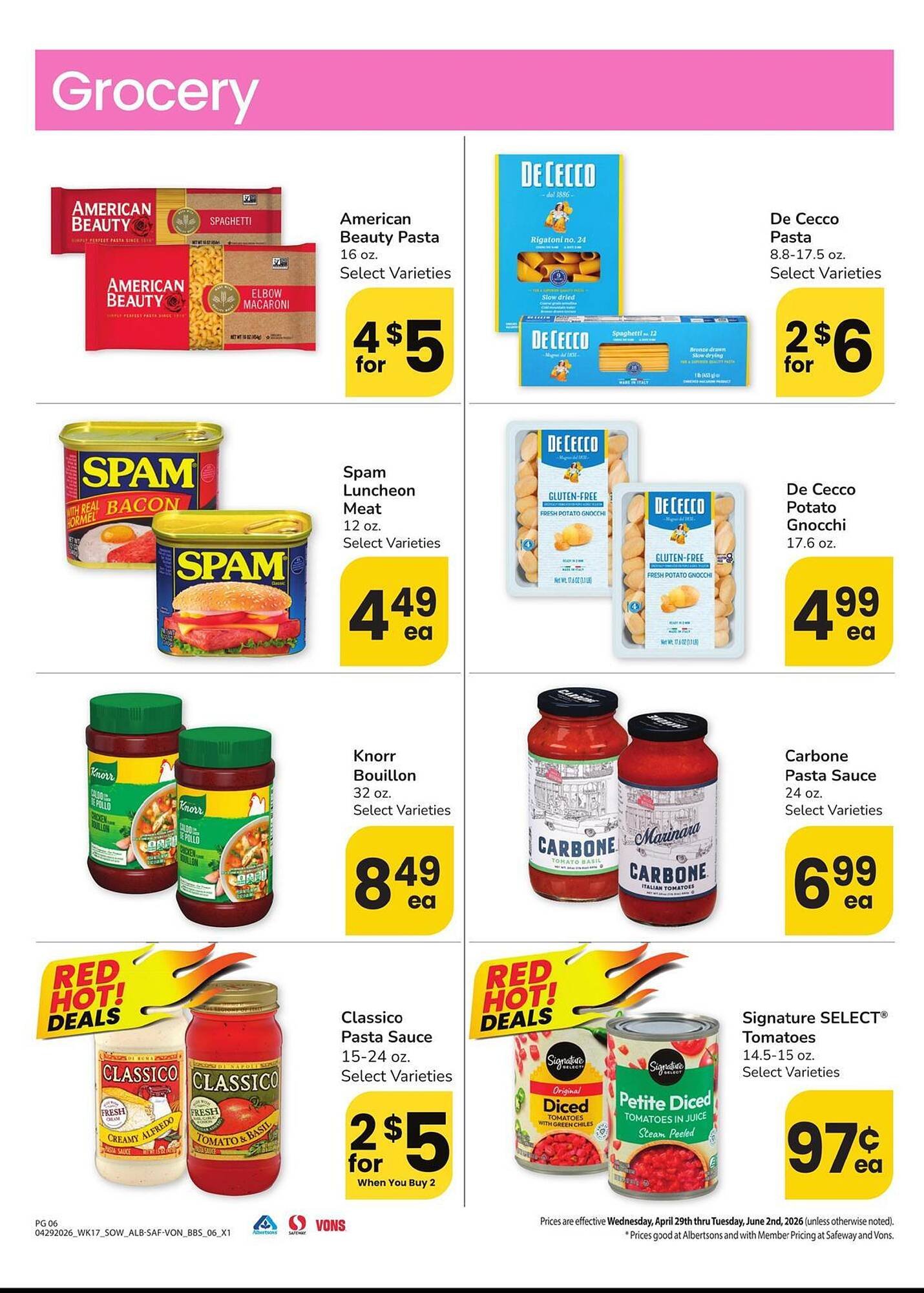 Safeway weekly ad