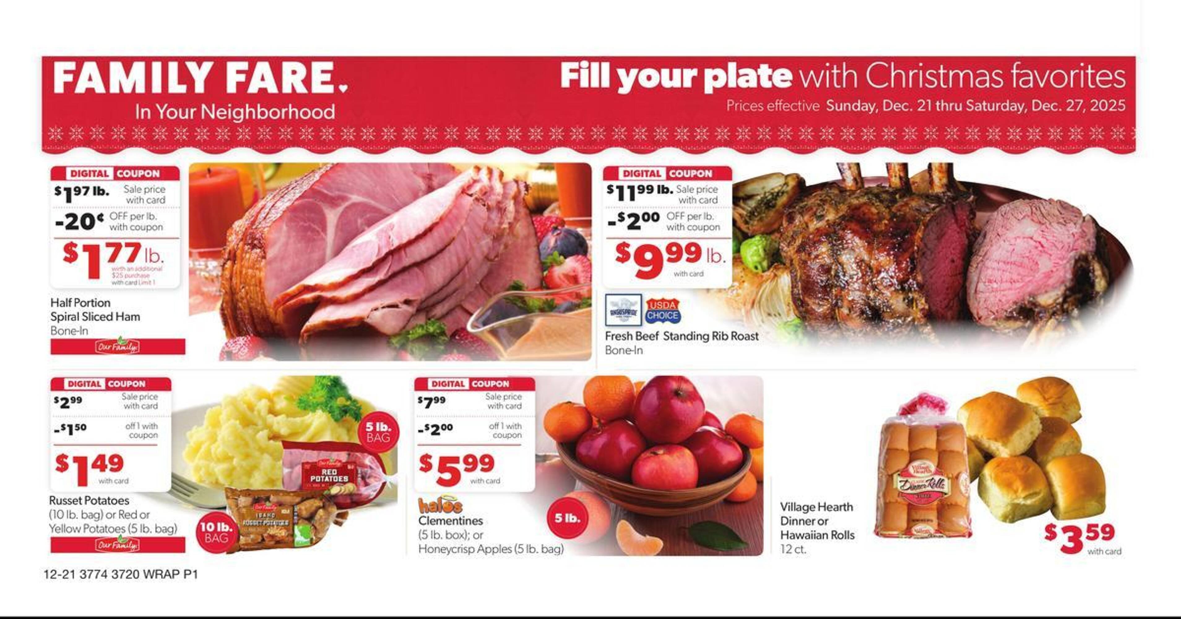 Family Fare weekly ad