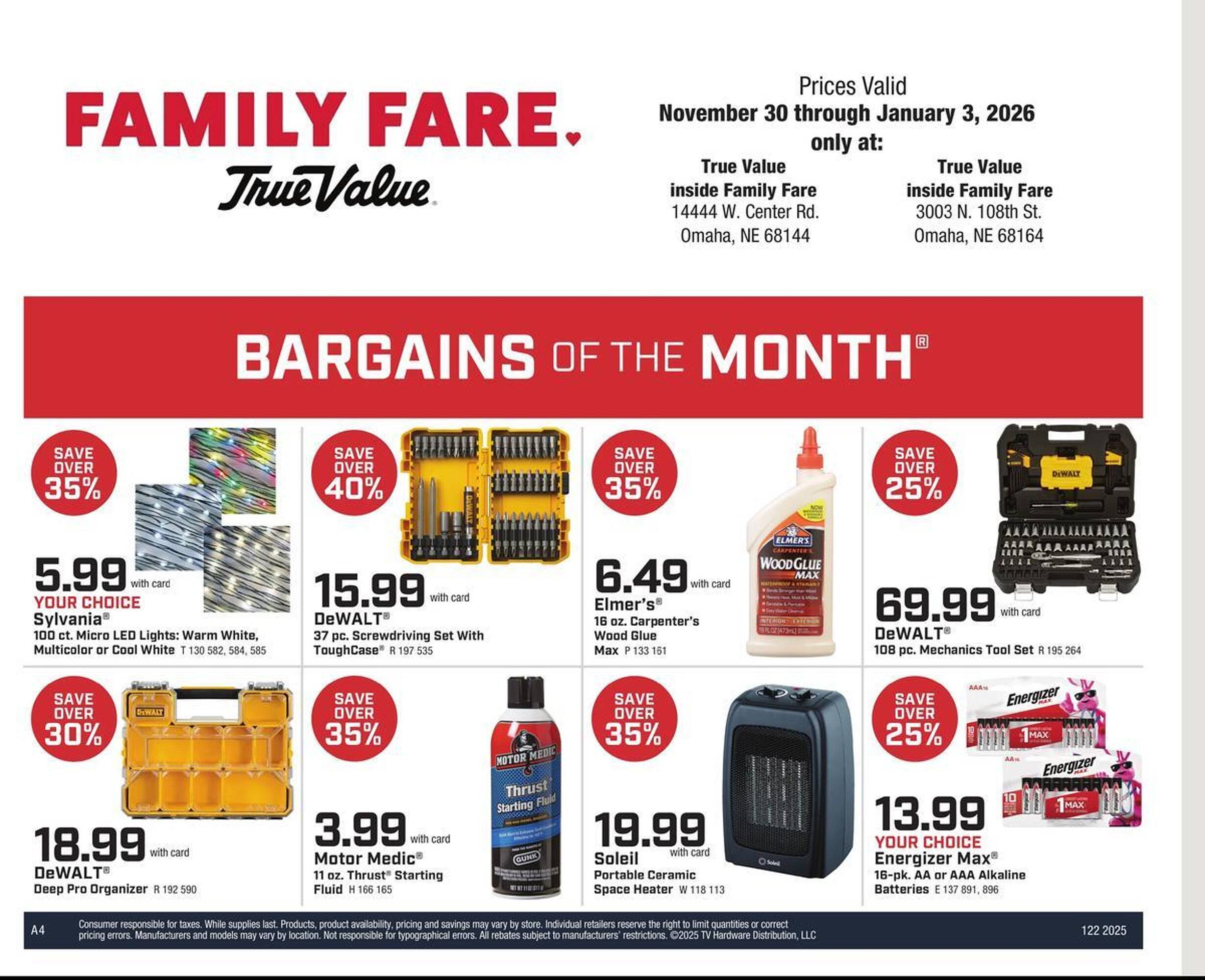 Family Fare weekly ad