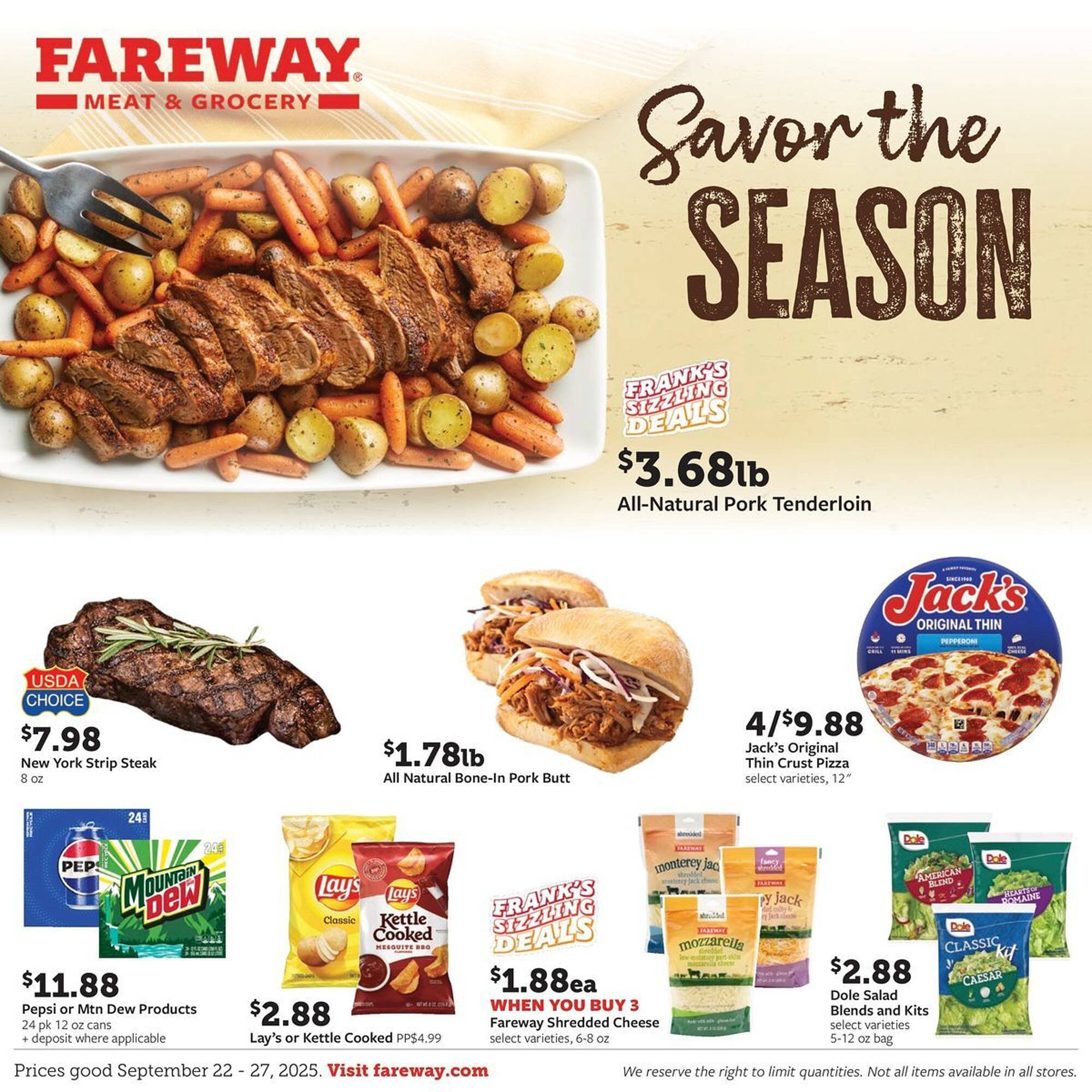 Fareway weekly ad (2025-09-22 - 2025-09-27) | 1