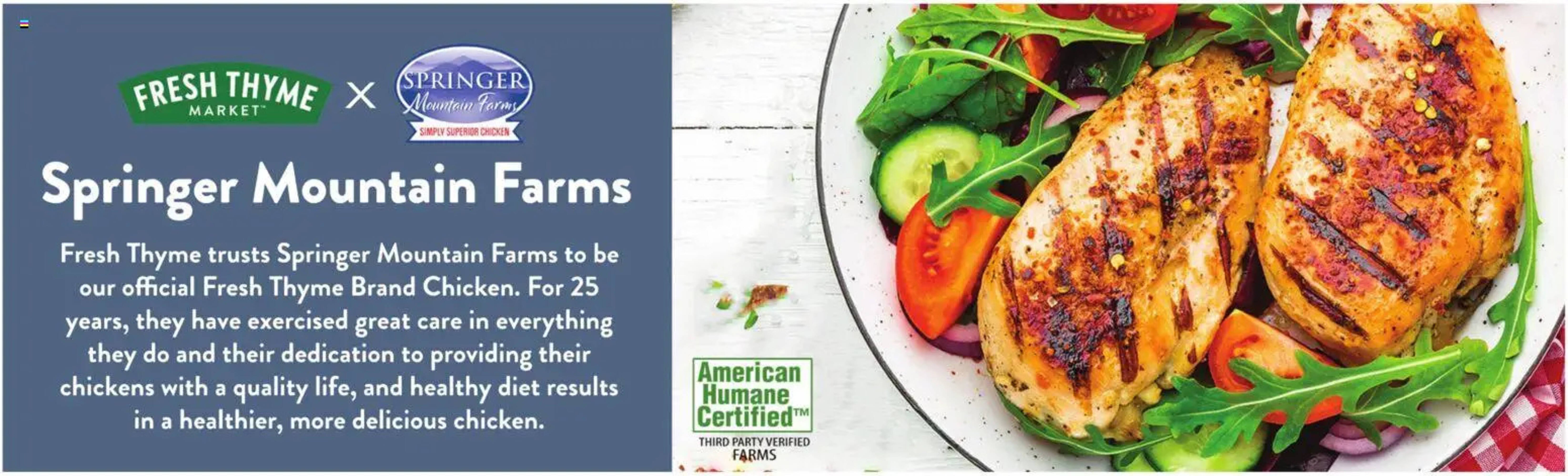 Fresh Thyme weekly ad