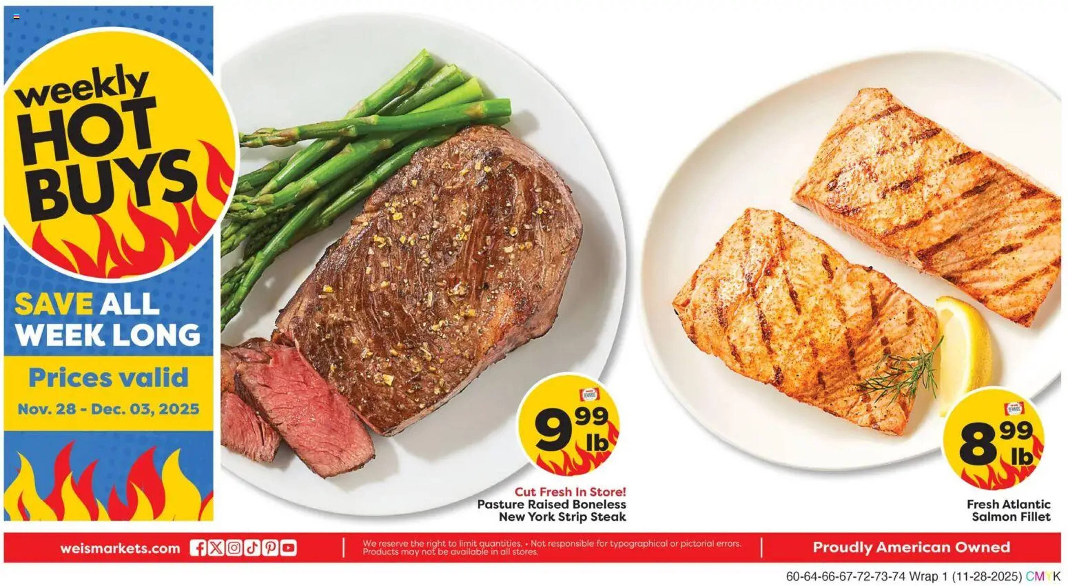 Weis Markets weekly ad