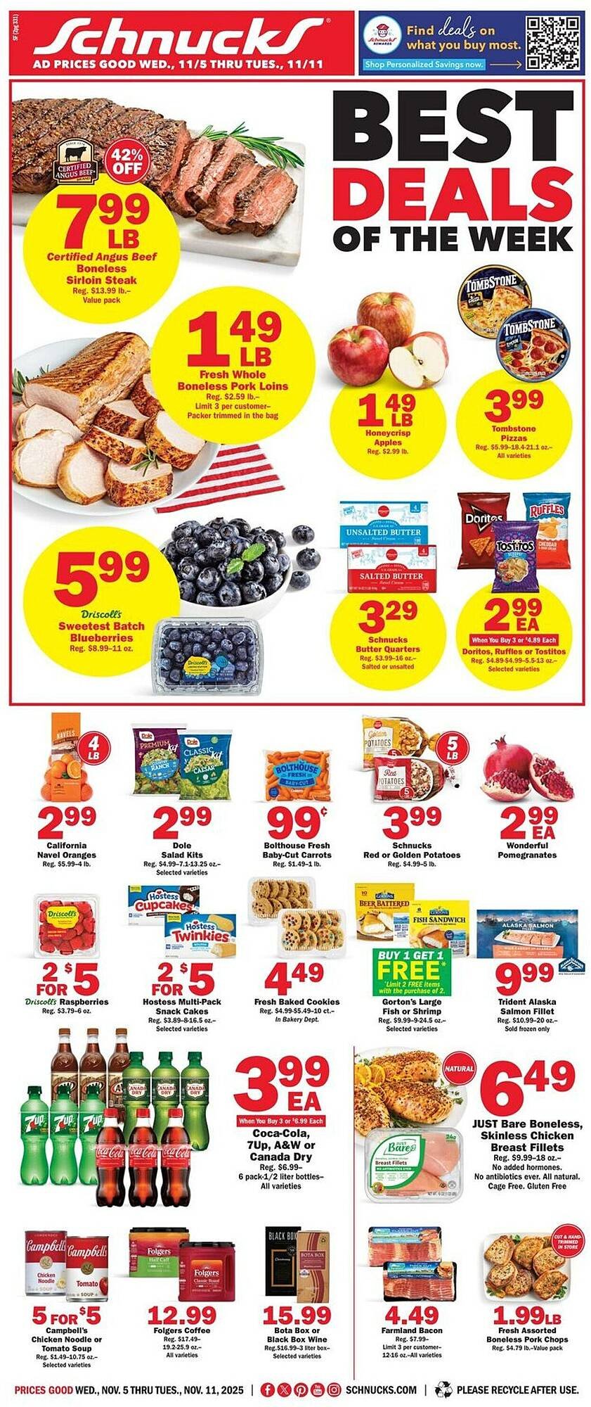 Schnucks weekly ad (2025-11-05 - 2025-11-11) | 1