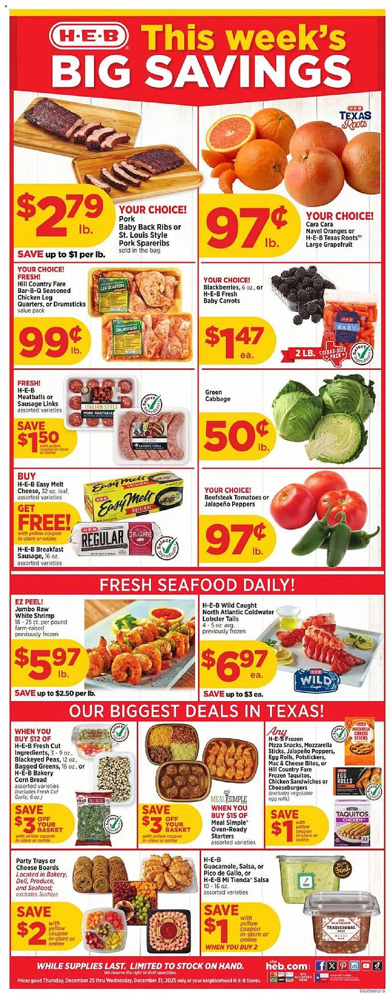H-E-B weekly ad