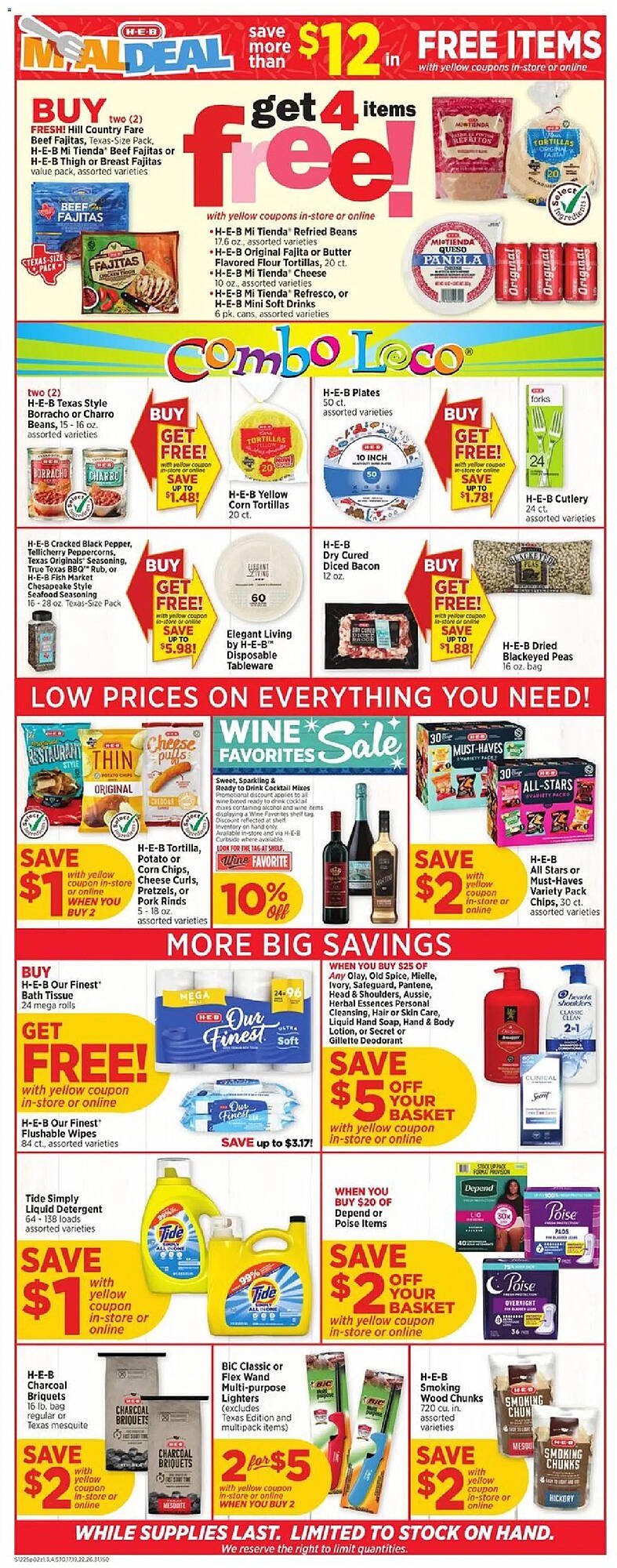 H-E-B weekly ad
