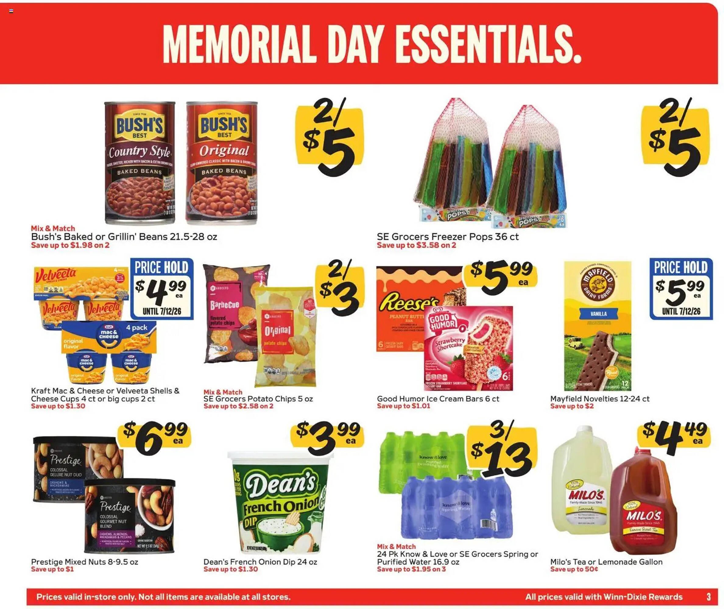 Winn Dixie weekly ad
