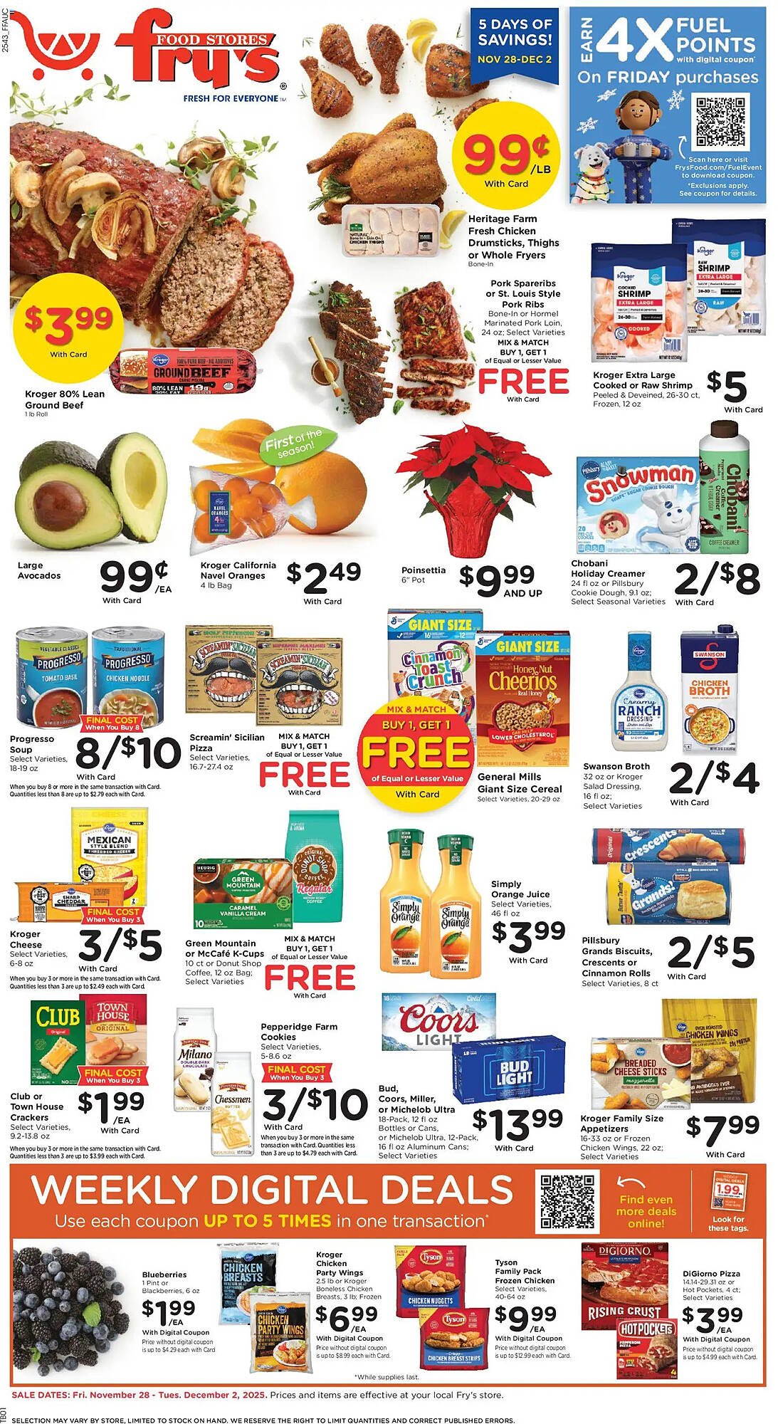 Fry&#039;s weekly ad