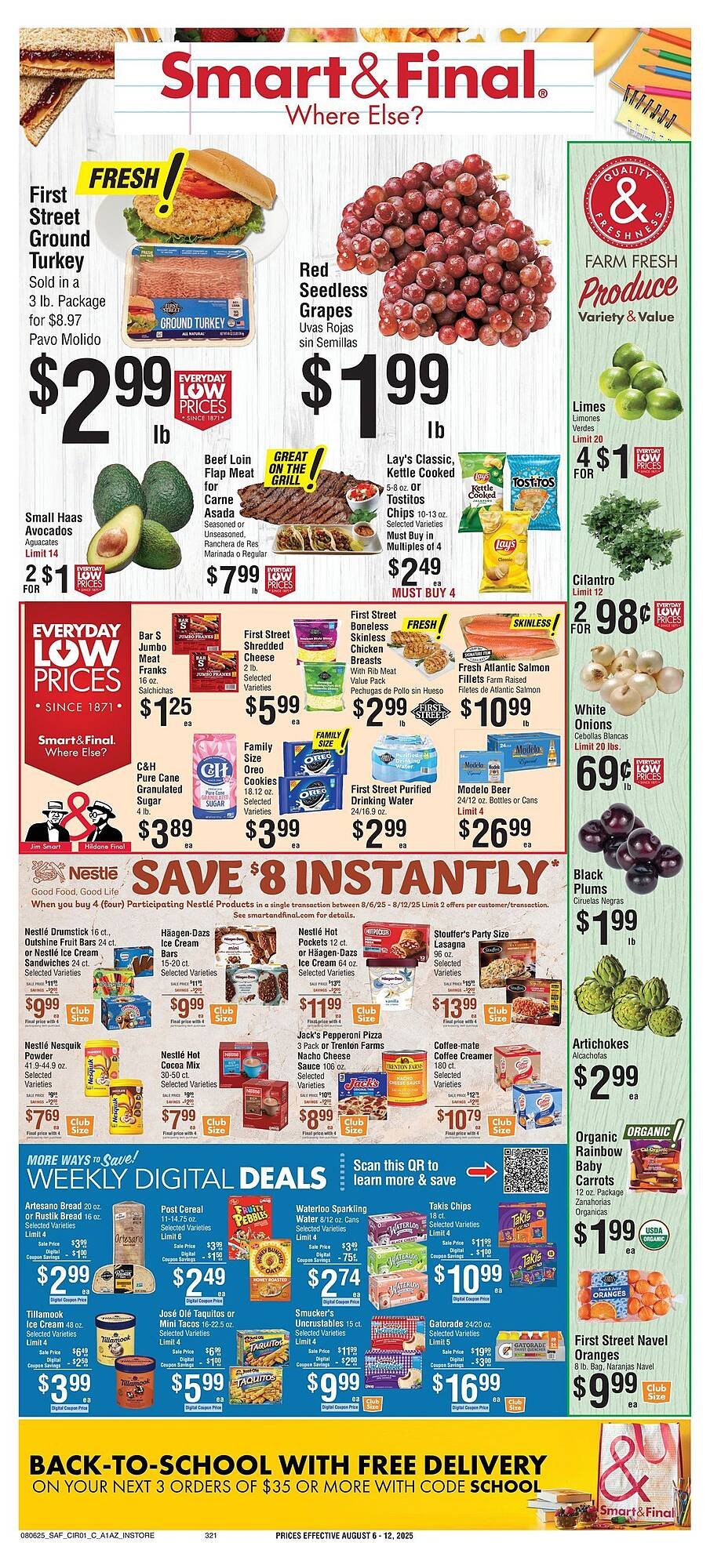 Smart &amp; Final Weekly Ad (2025-08-06 - 2025-08-12) | 1
