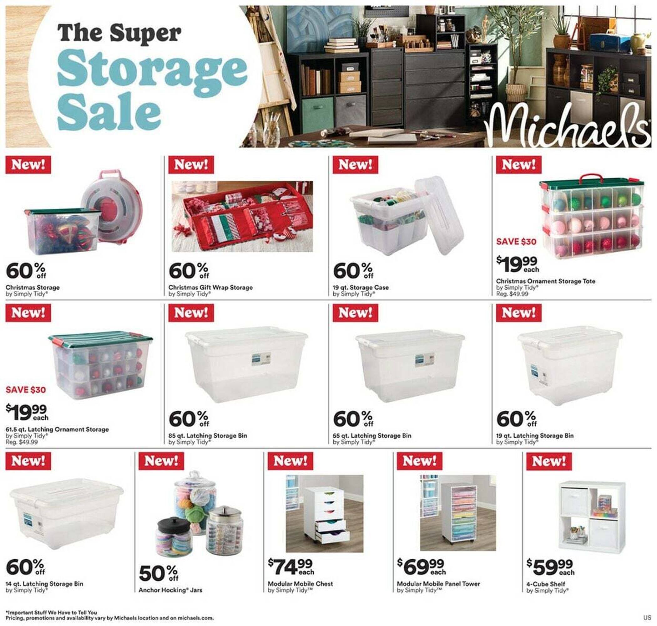 Michaels weekly ad