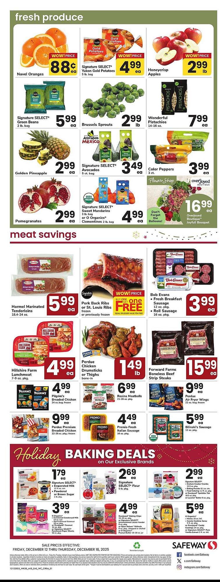Safeway weekly ad