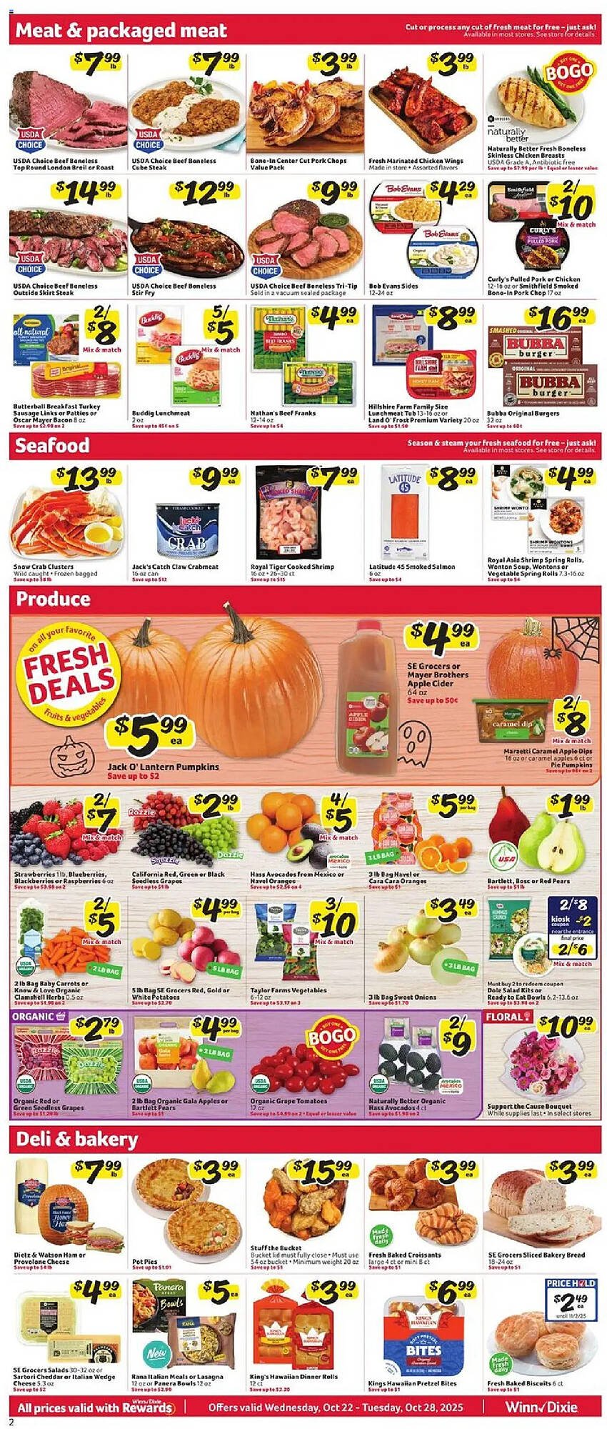 Winn Dixie weekly ad (2025-10-22 - 2025-10-28) | 2