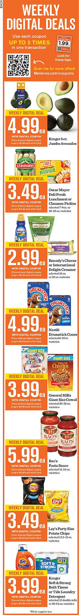 Mariano's weekly ad