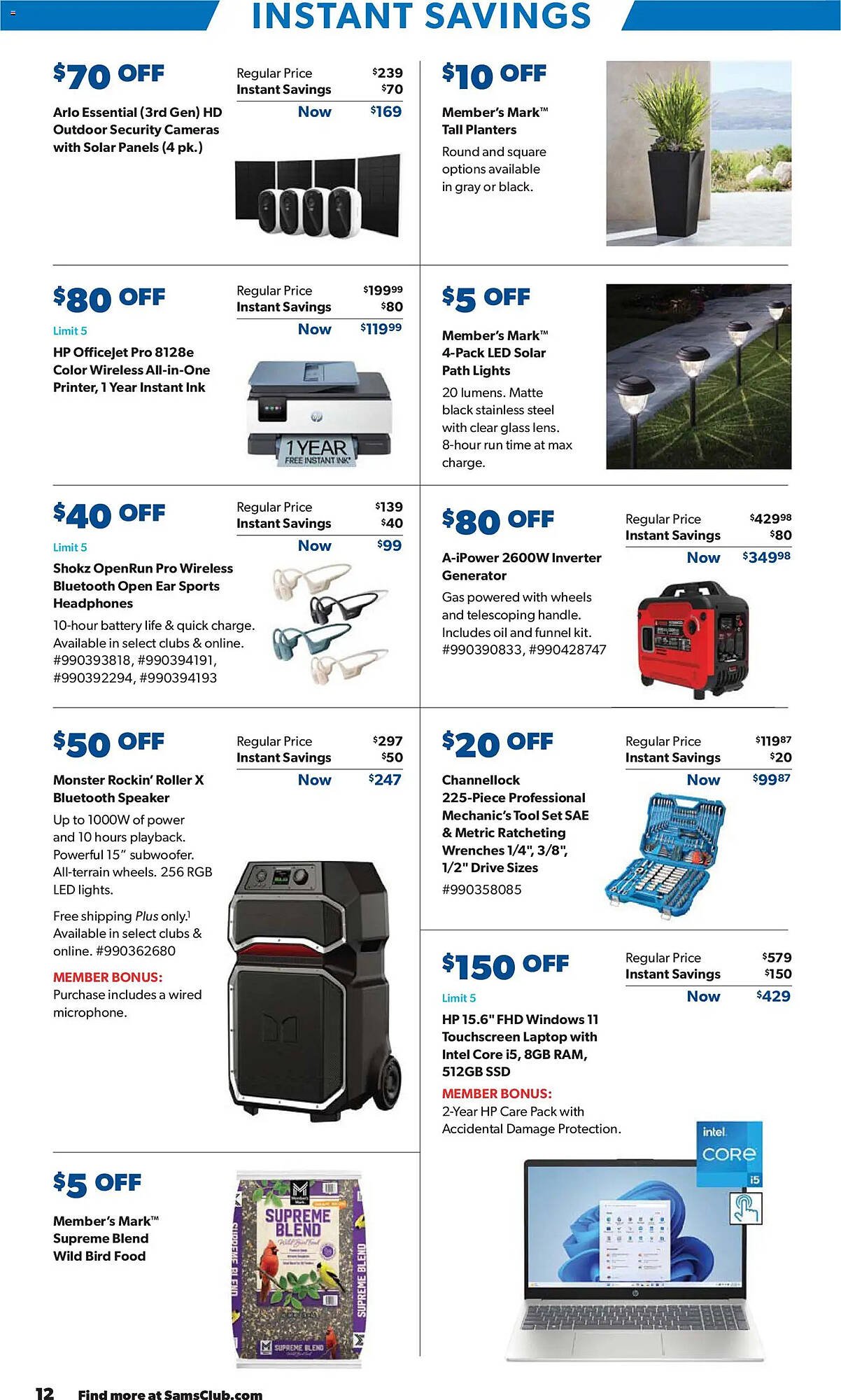 Sam's Club weekly ad