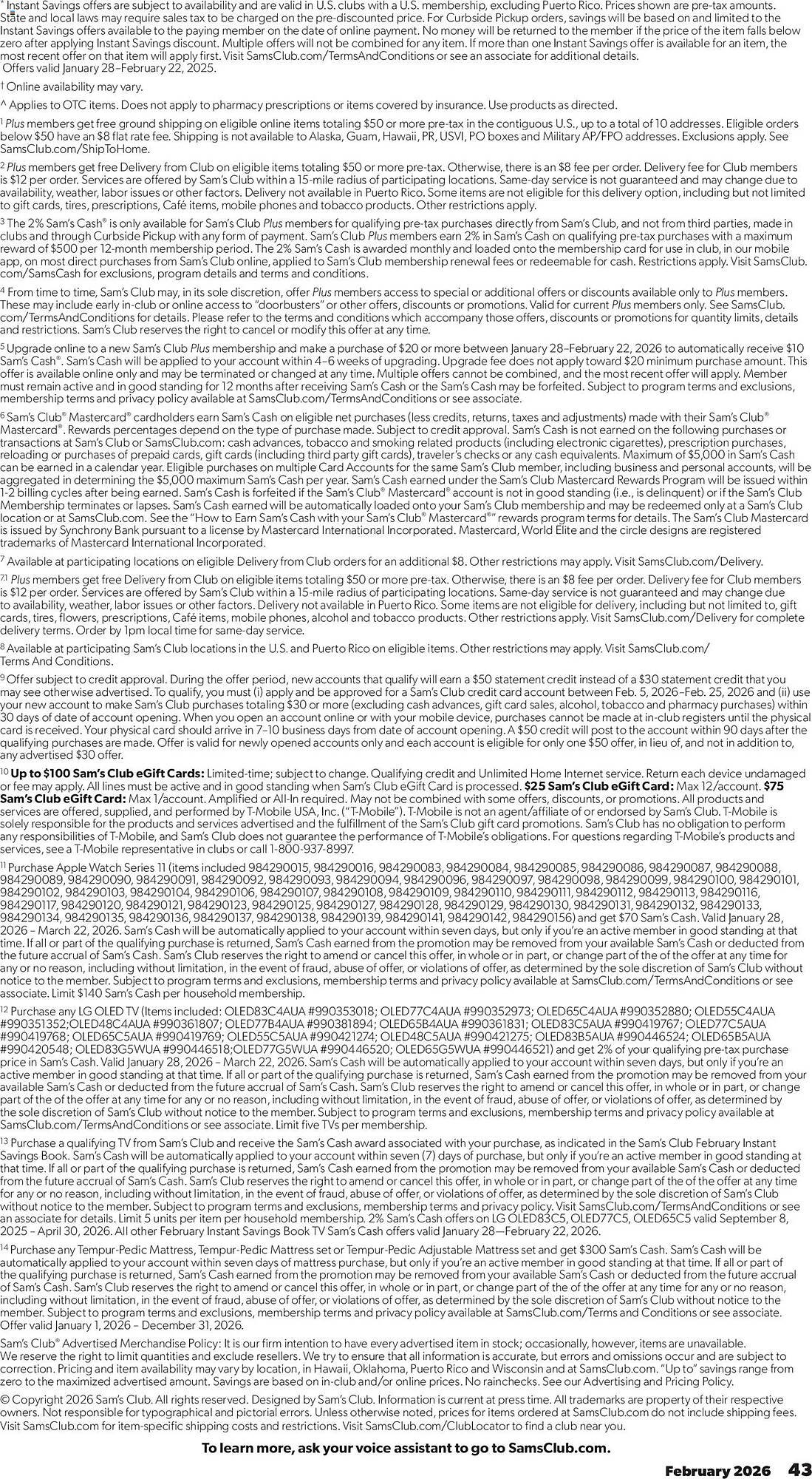 Sam's Club weekly ad