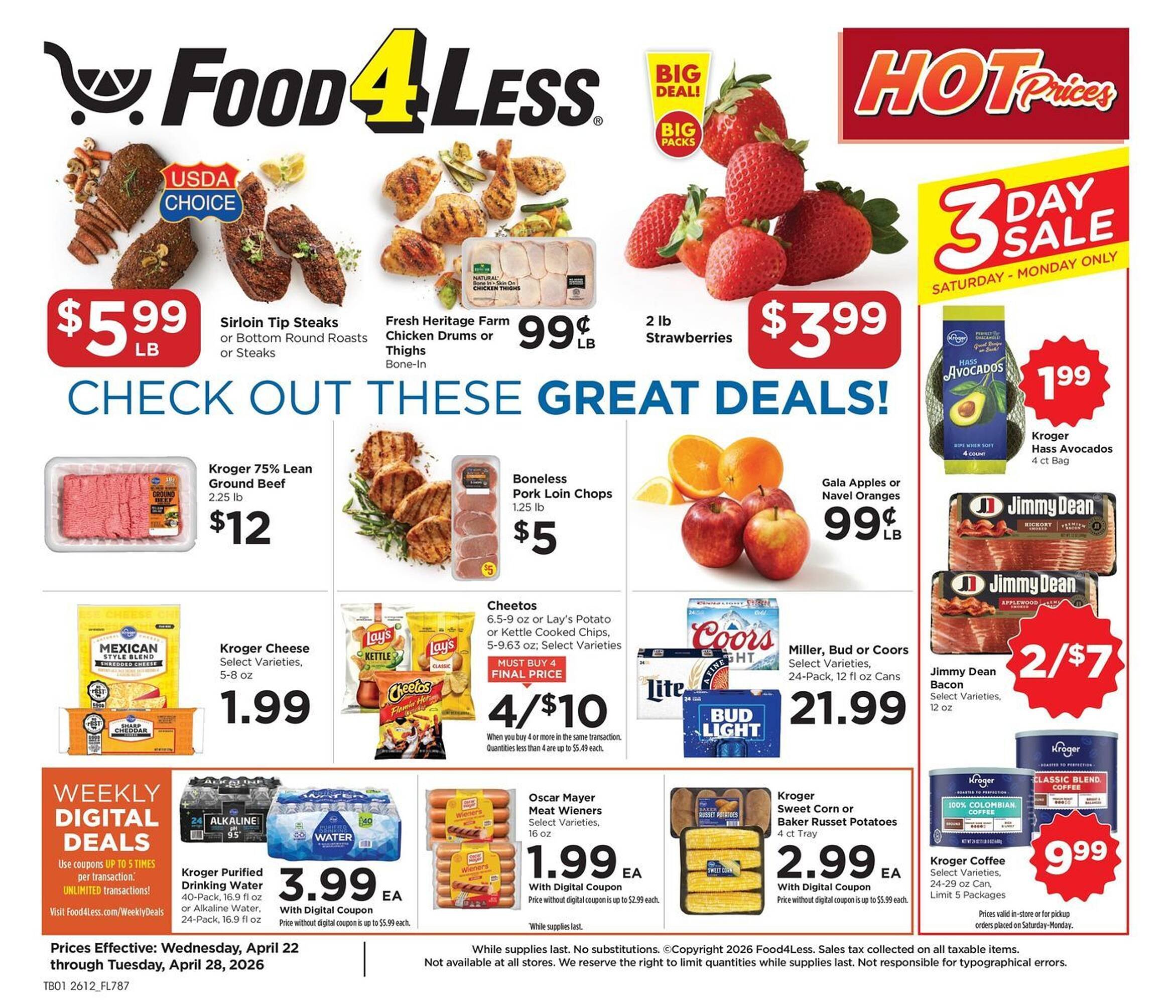 Food 4 Less weekly ad