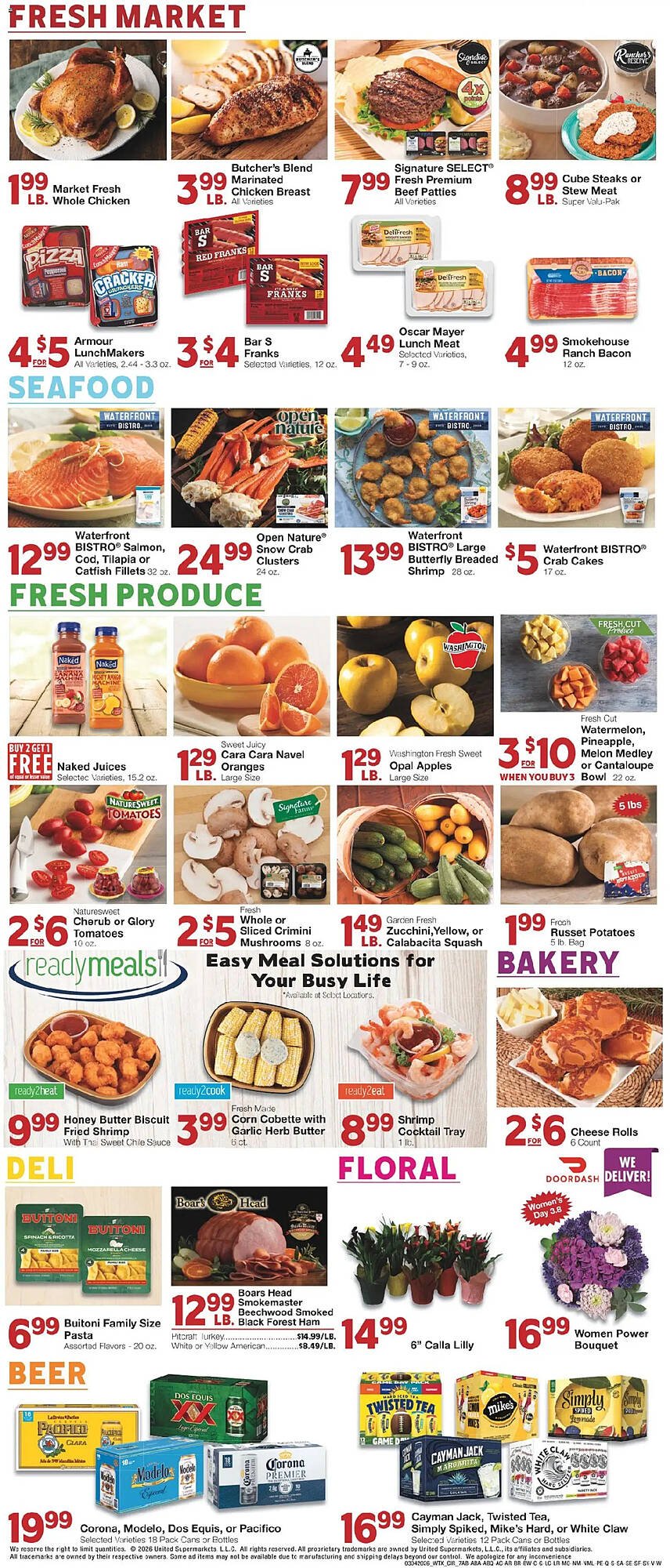 United Supermarkets weekly ad