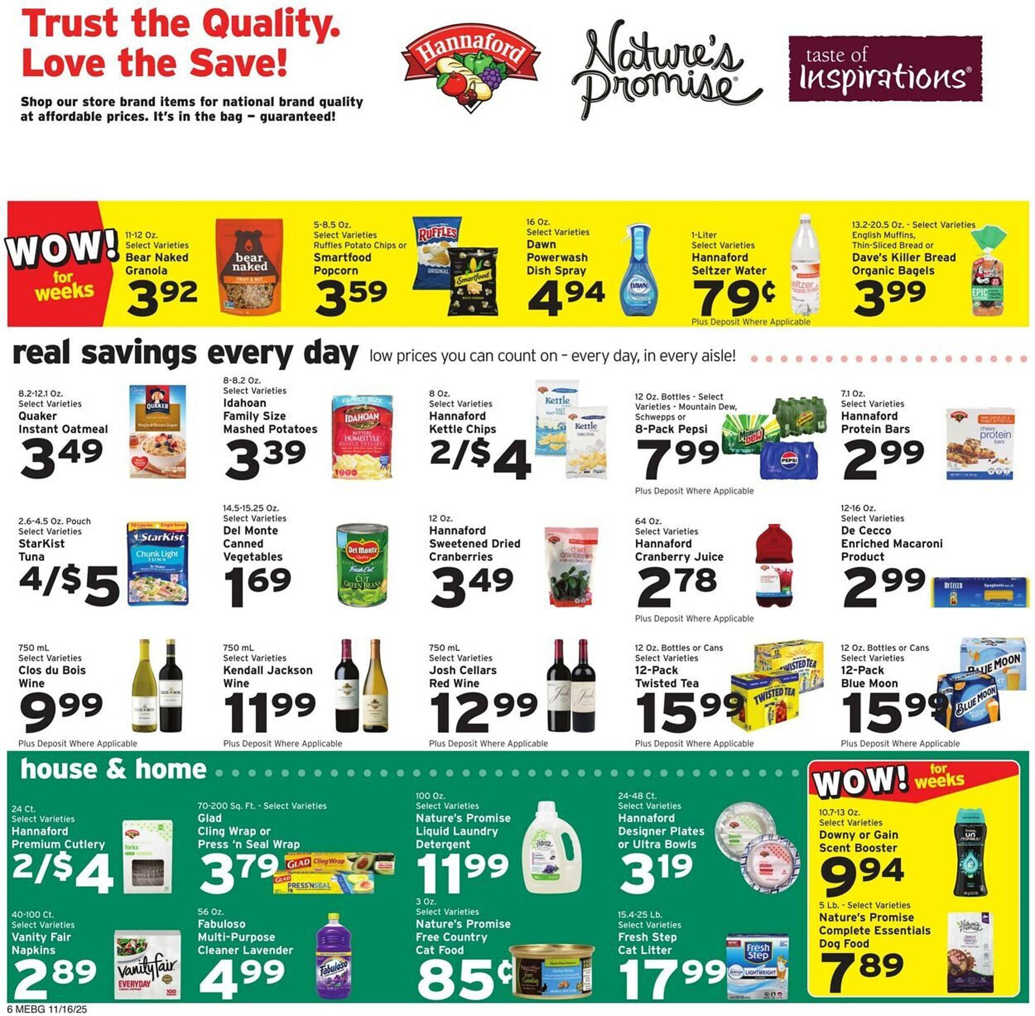 Hannaford flyer