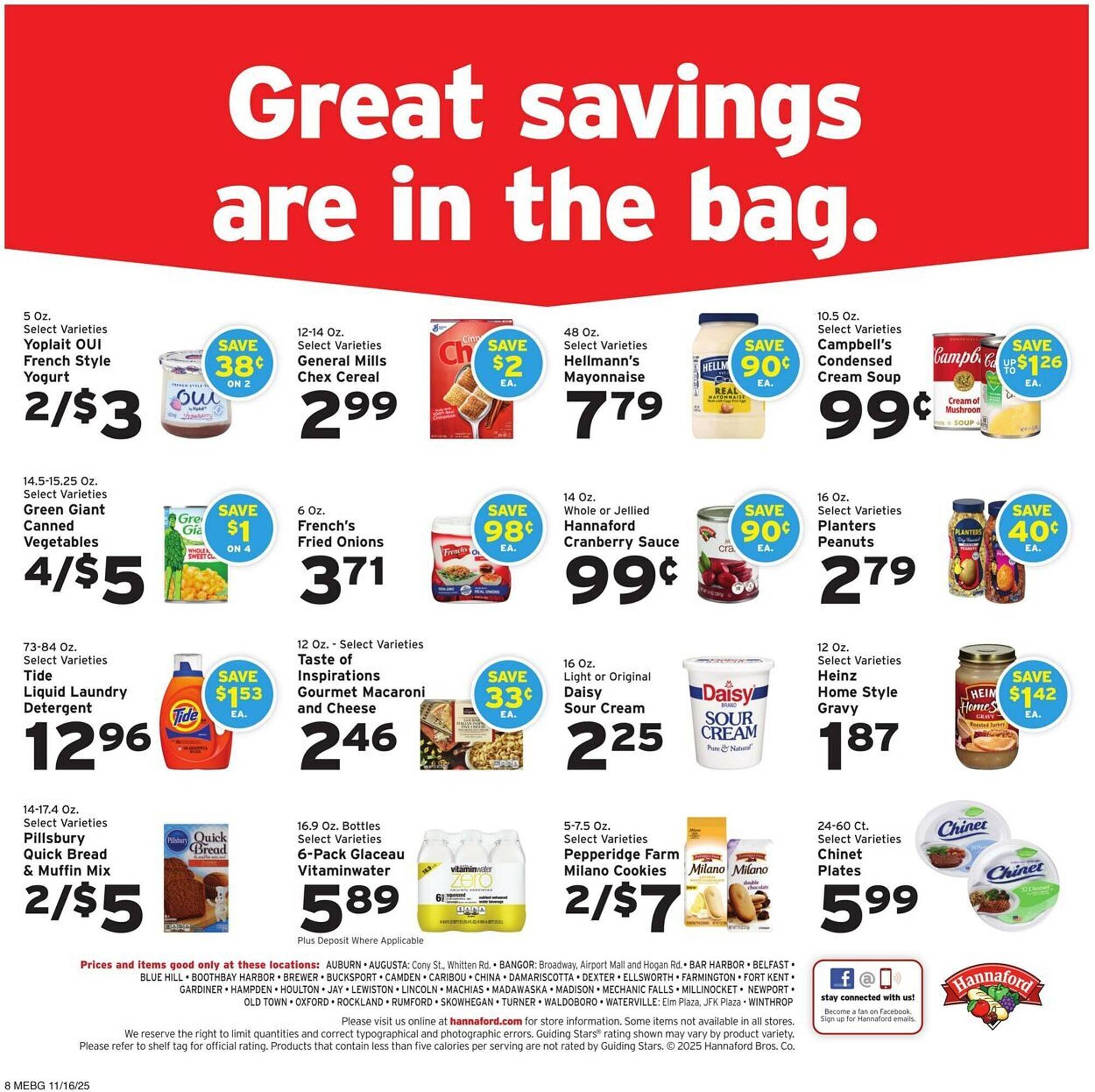 Hannaford flyer