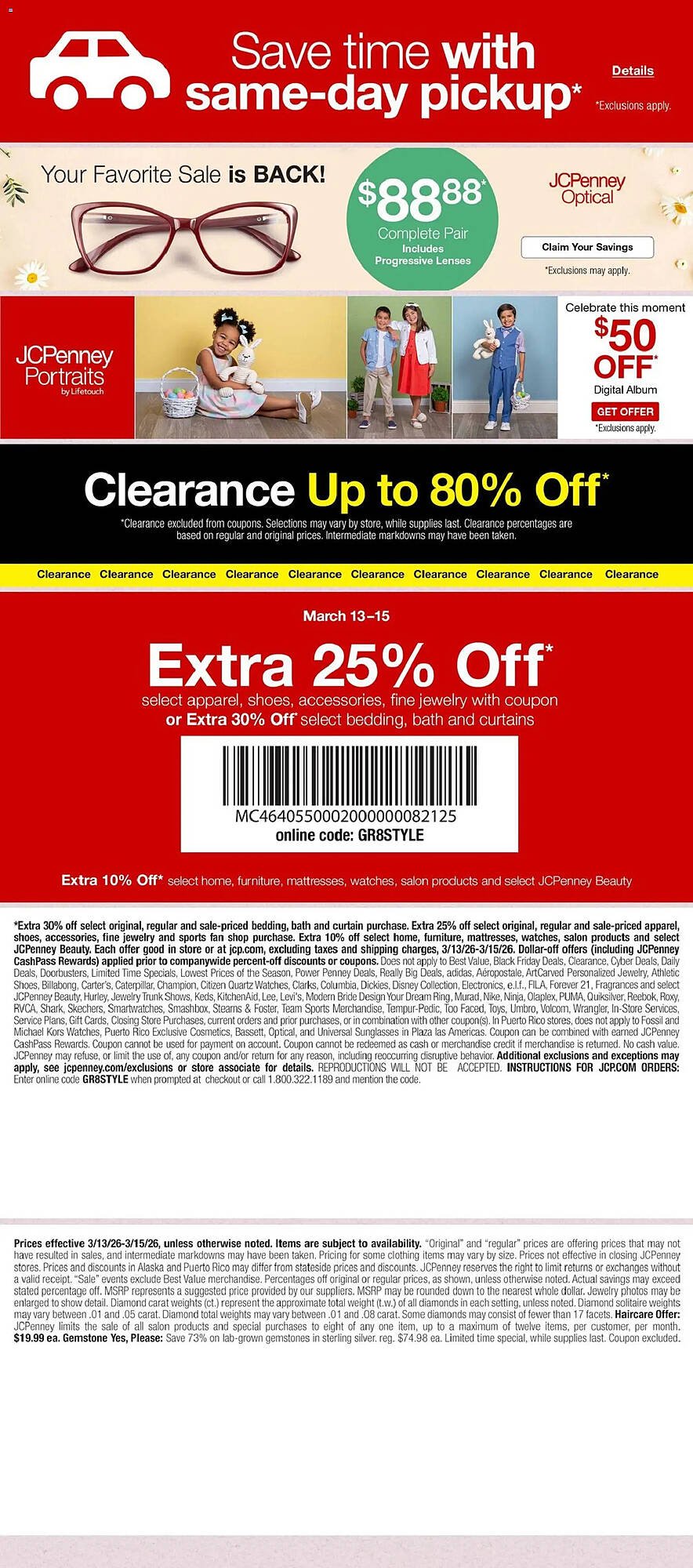 JC Penney weekly ad