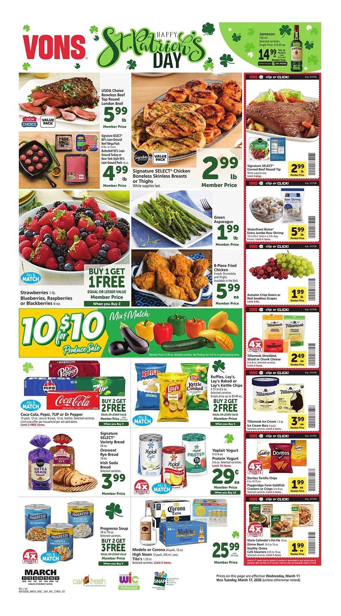 Vons weekly ad