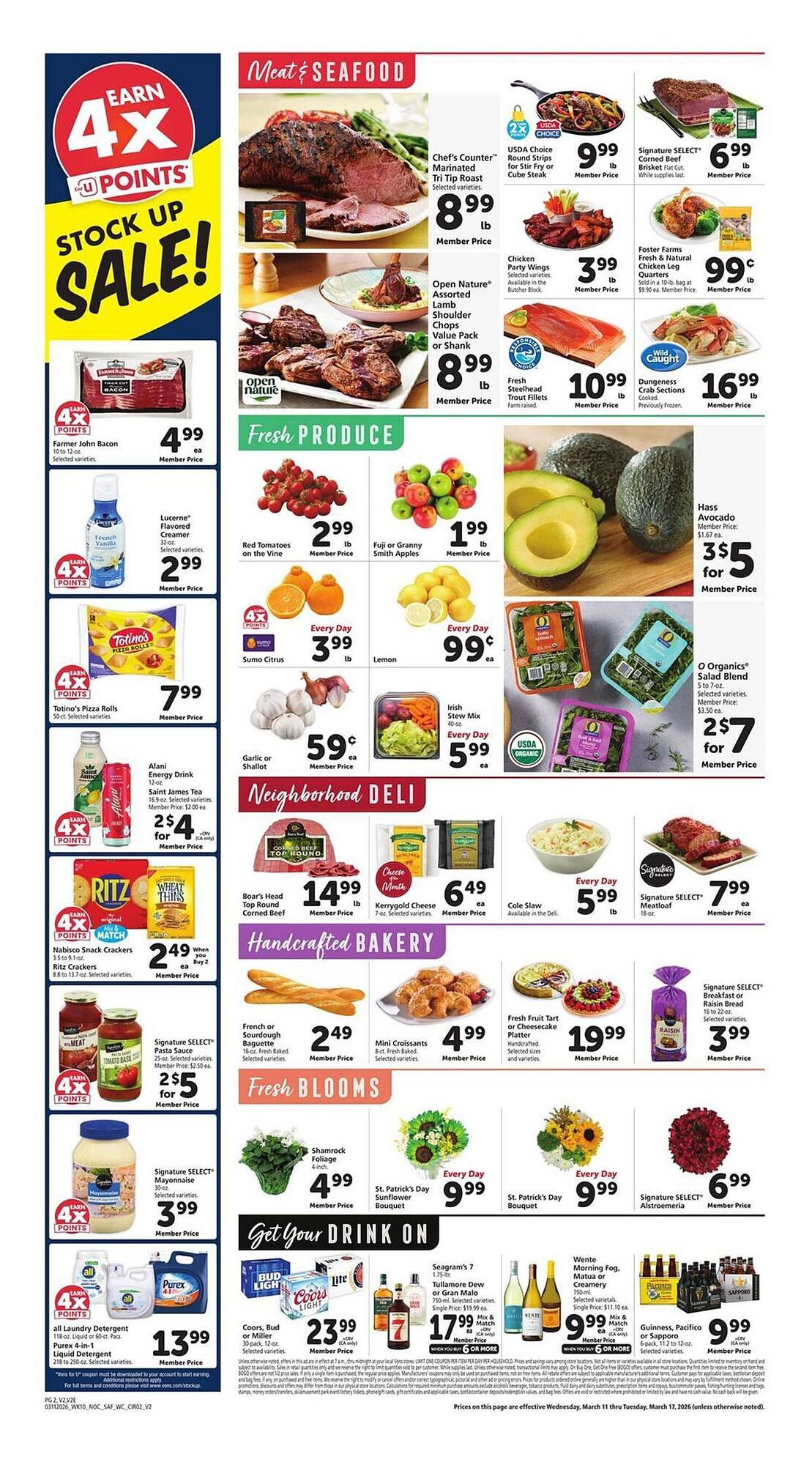 Vons weekly ad