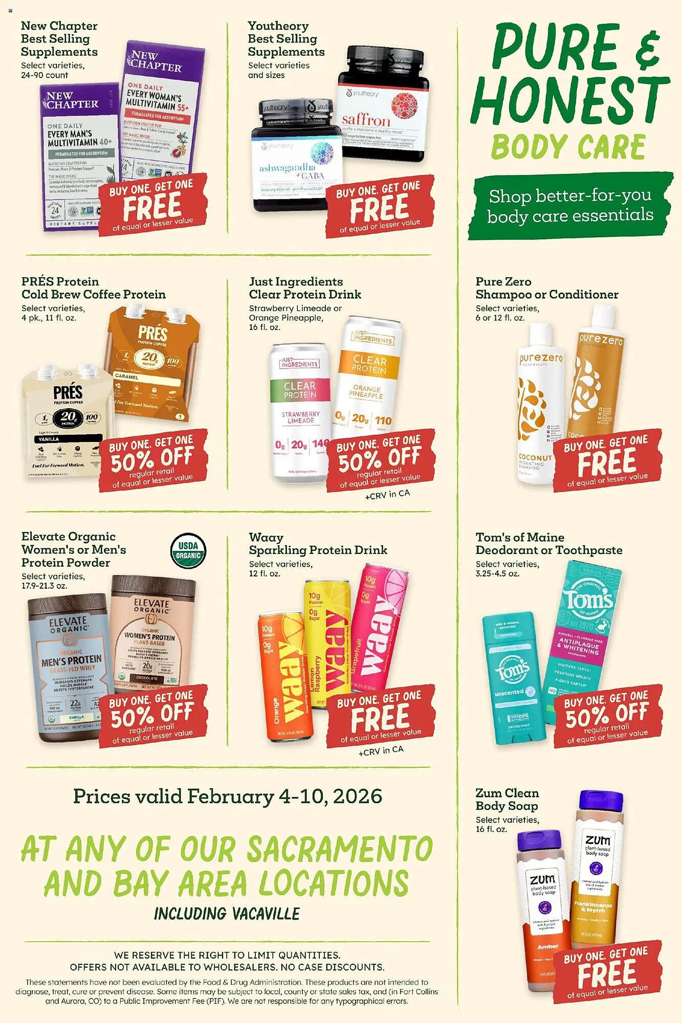 Sprouts Farmers Market weekly ad (2026-02-04 - 2026-02-12)