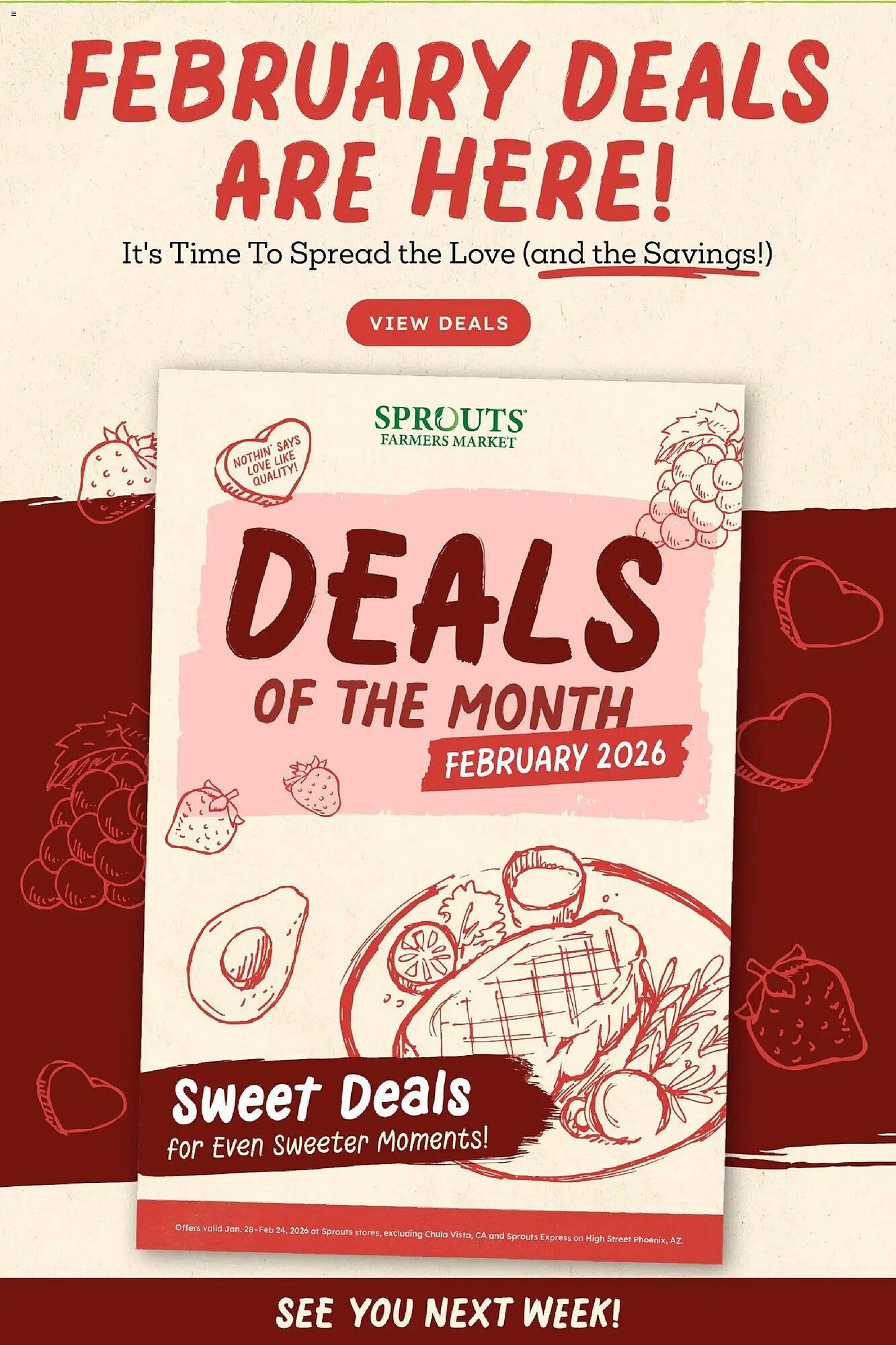 Sprouts Farmers Market weekly ad (2026-02-04 - 2026-02-12)