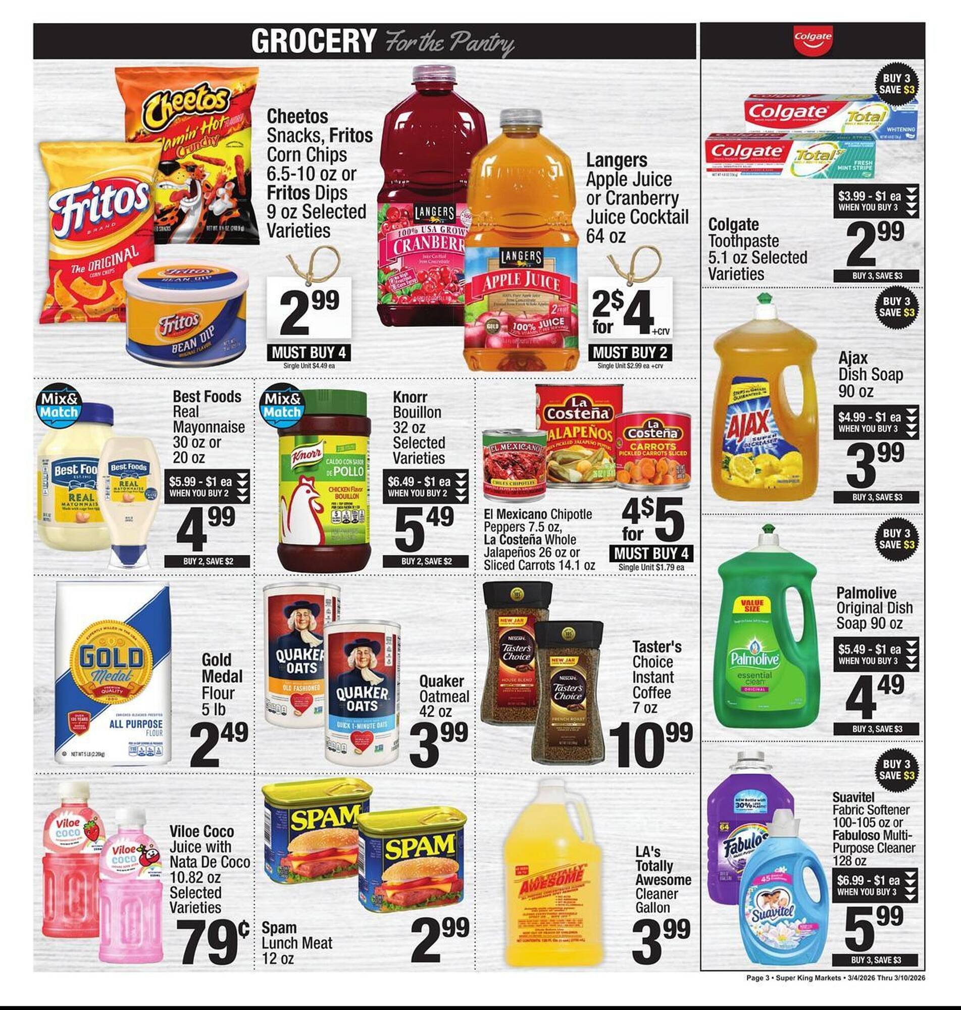 Super King Markets weekly ad