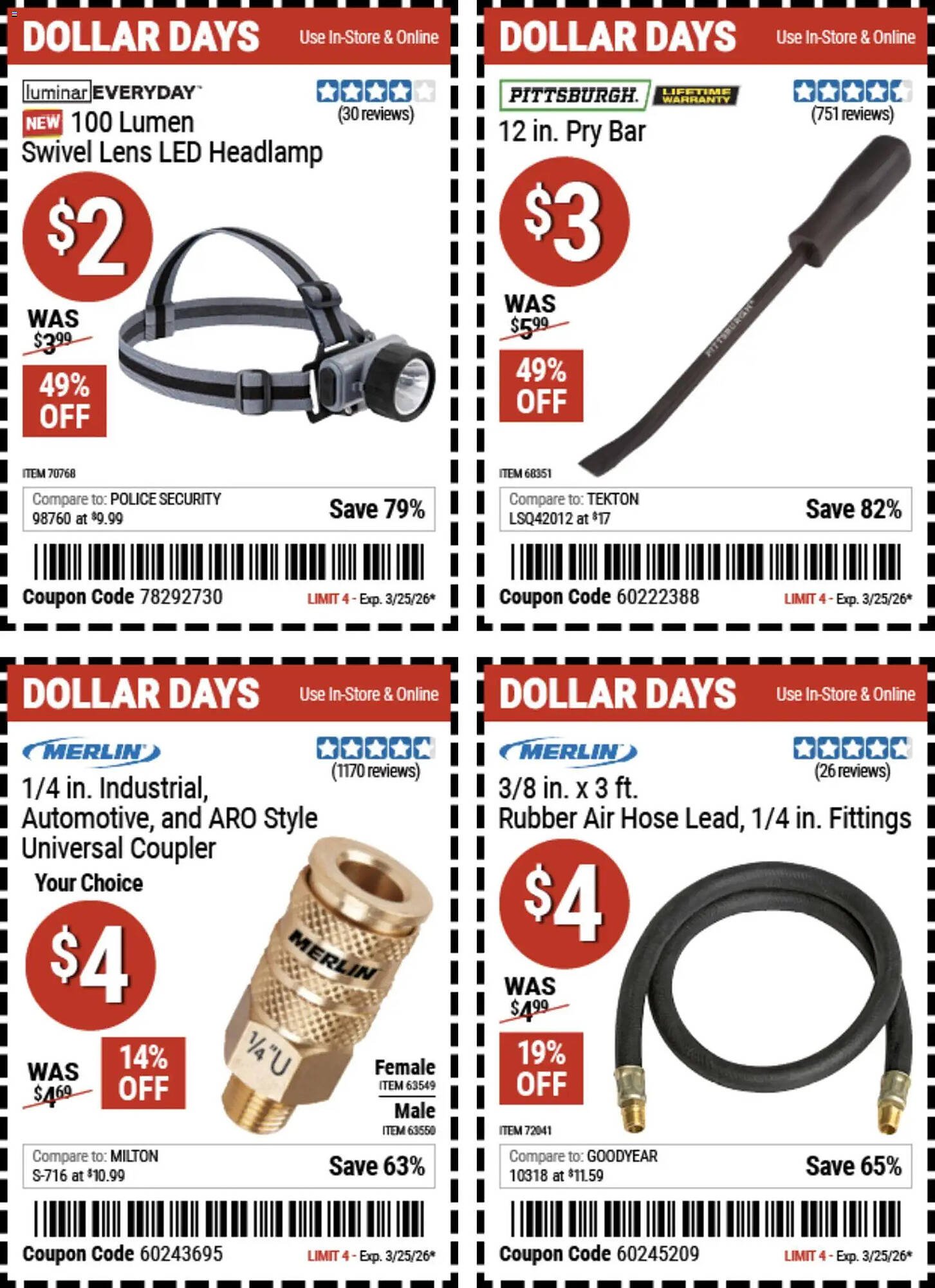 Harbor Freight Tools weekly ad