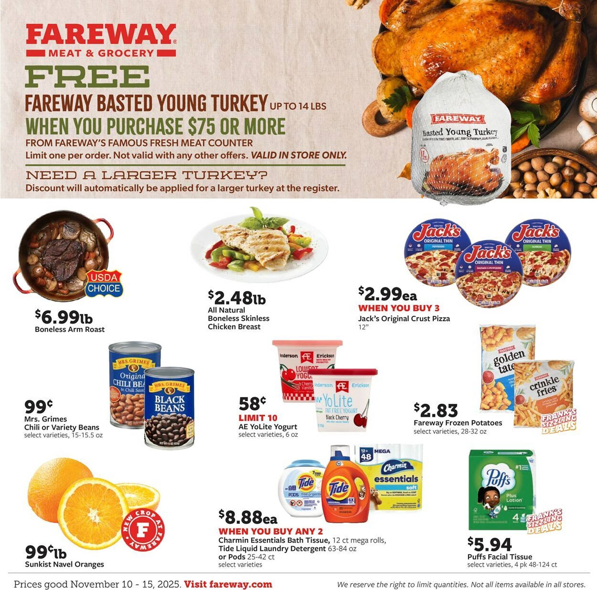 Fareway weekly ad (2025-11-09 - 2025-11-15) | 1