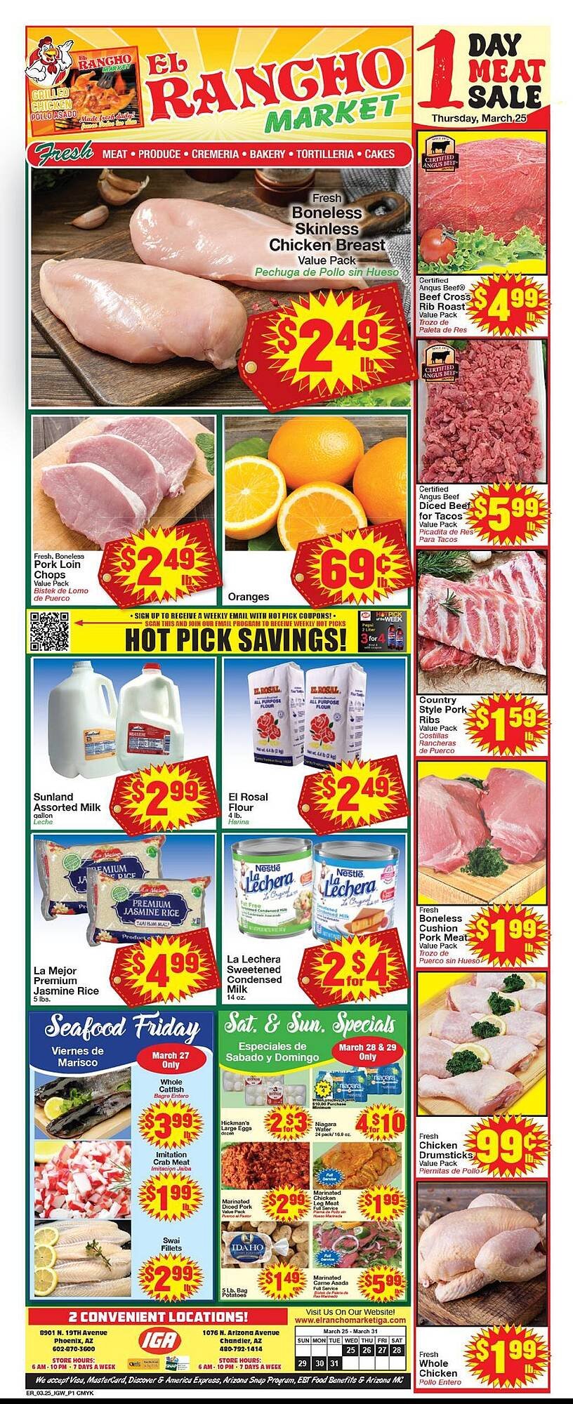 Supermercado El Rancho weekly ad