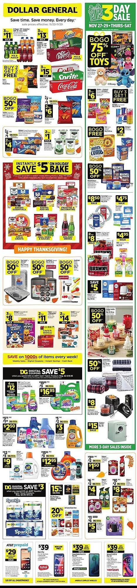 Dollar General weekly ad (2025-11-23 - 2025-11-29)