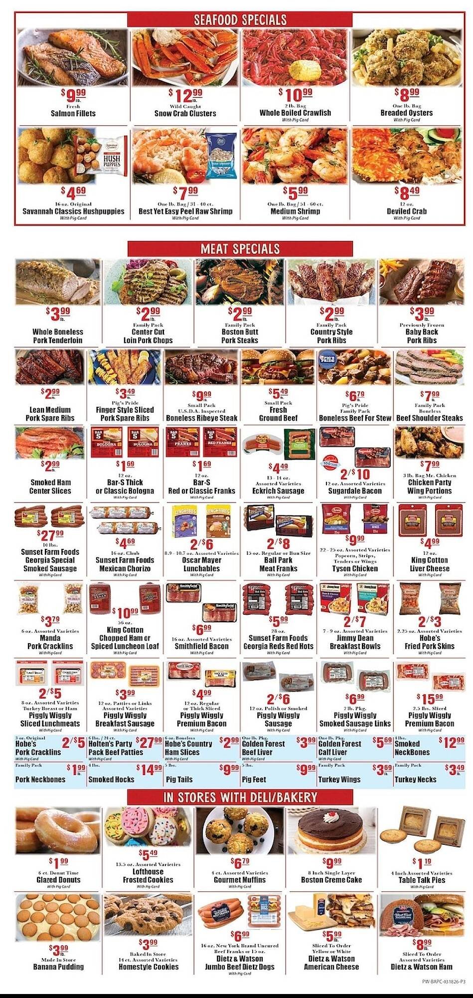 Piggly Wiggly weekly ad