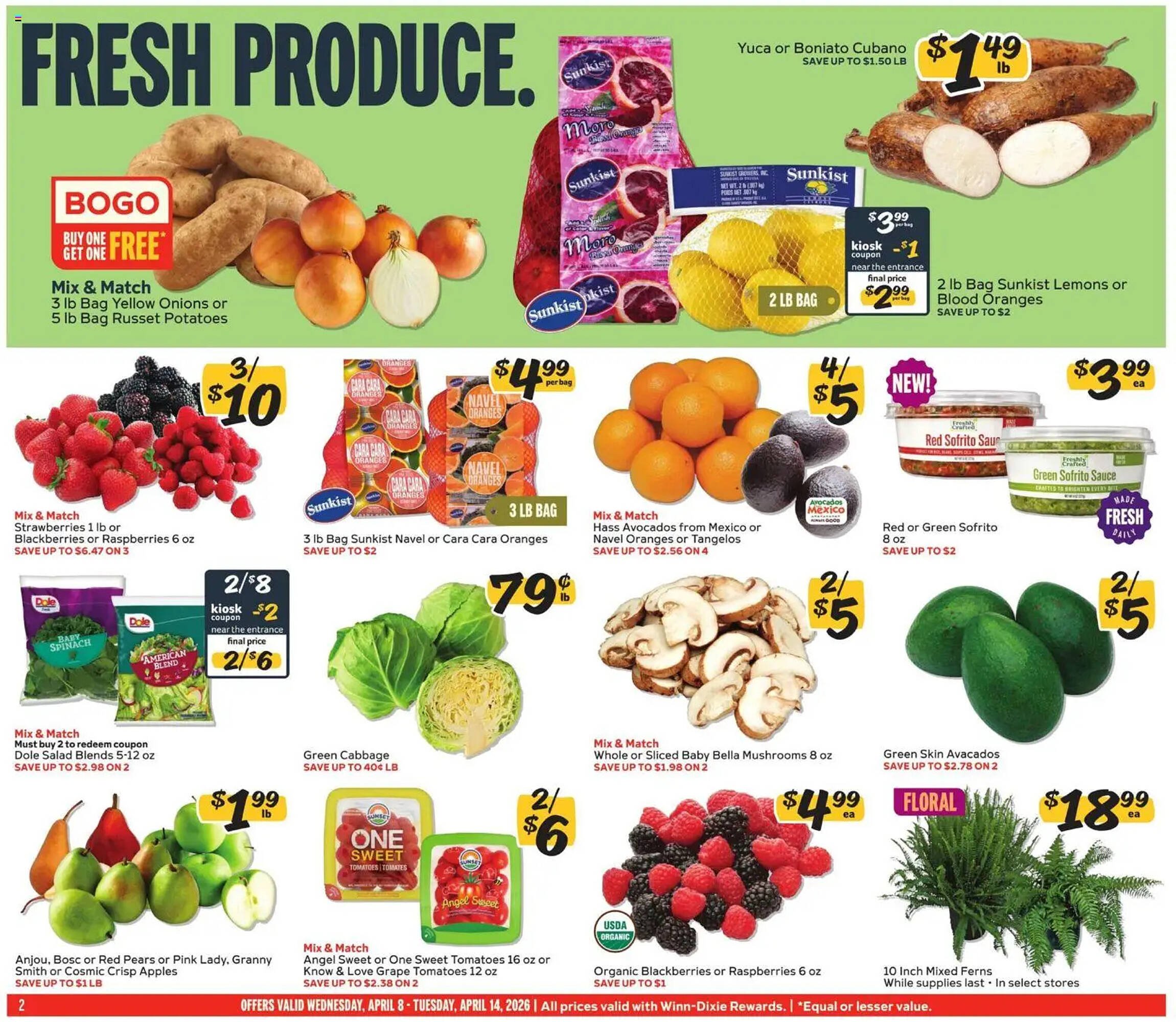 Winn Dixie weekly ad