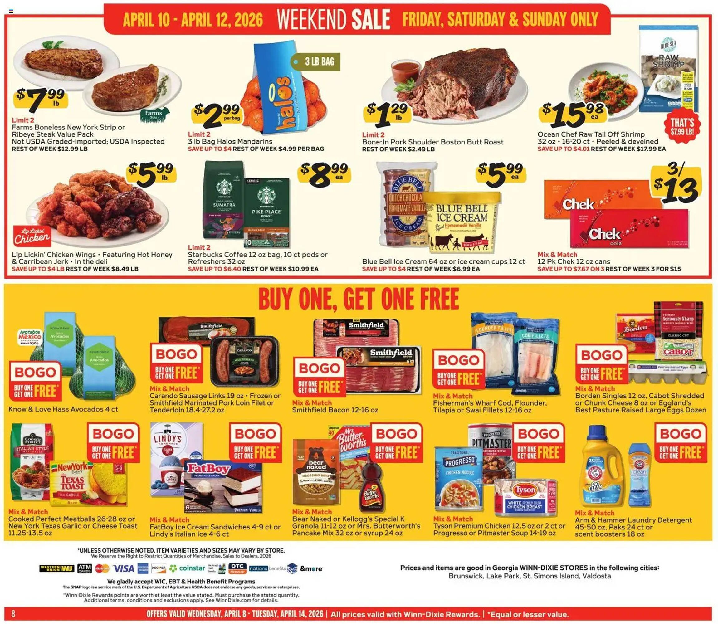 Winn Dixie weekly ad