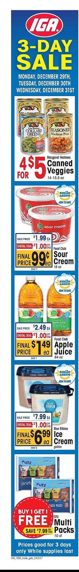 IGA weekly ad