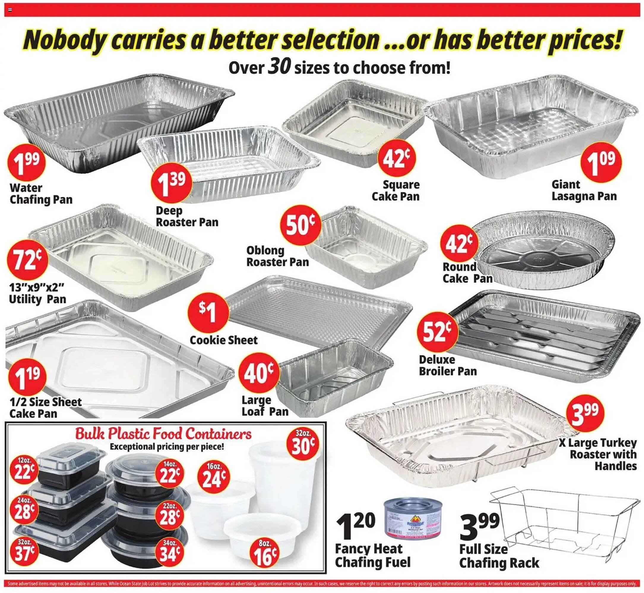 Ocean State Job Lot flyer