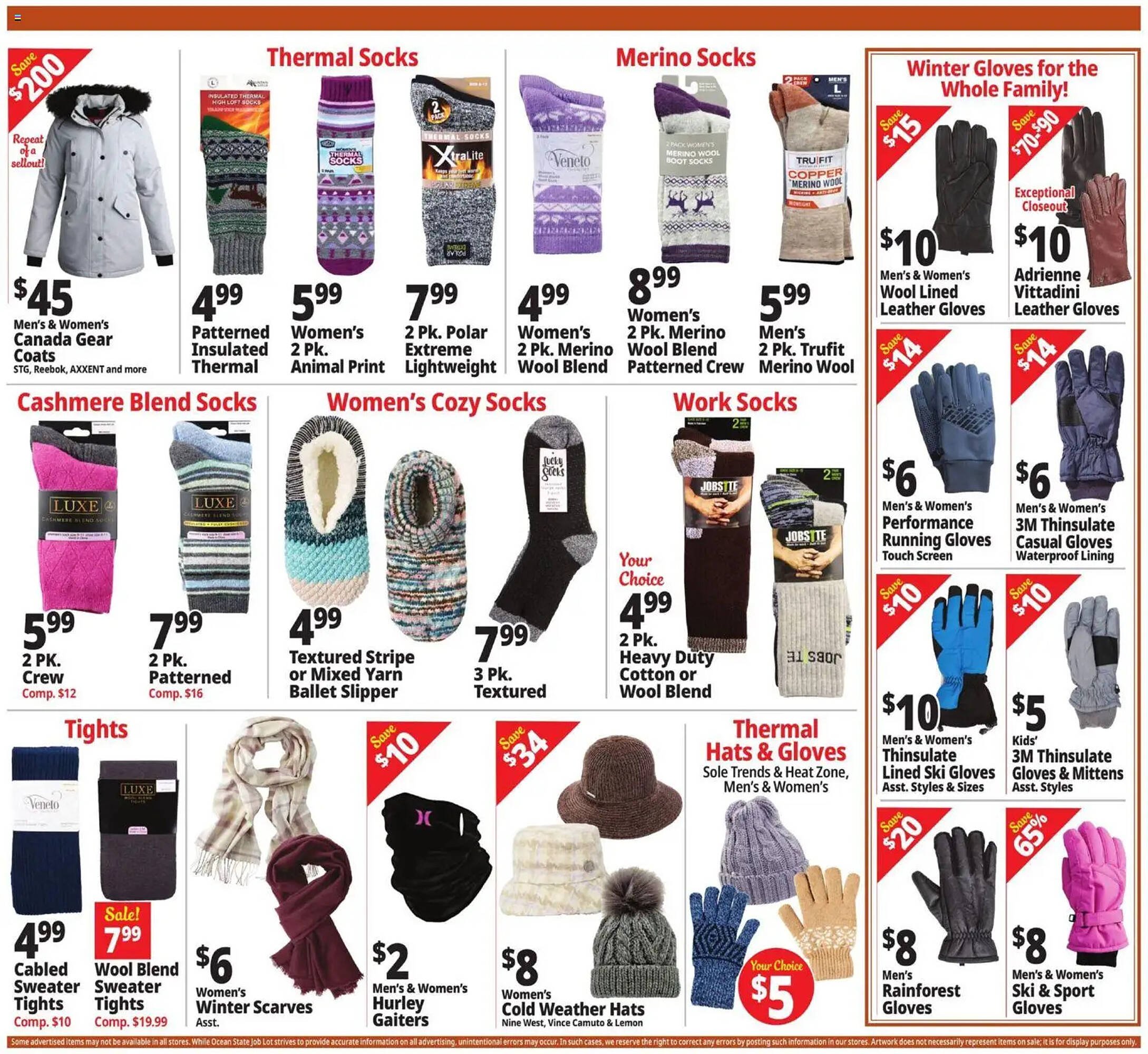 Ocean State Job Lot flyer