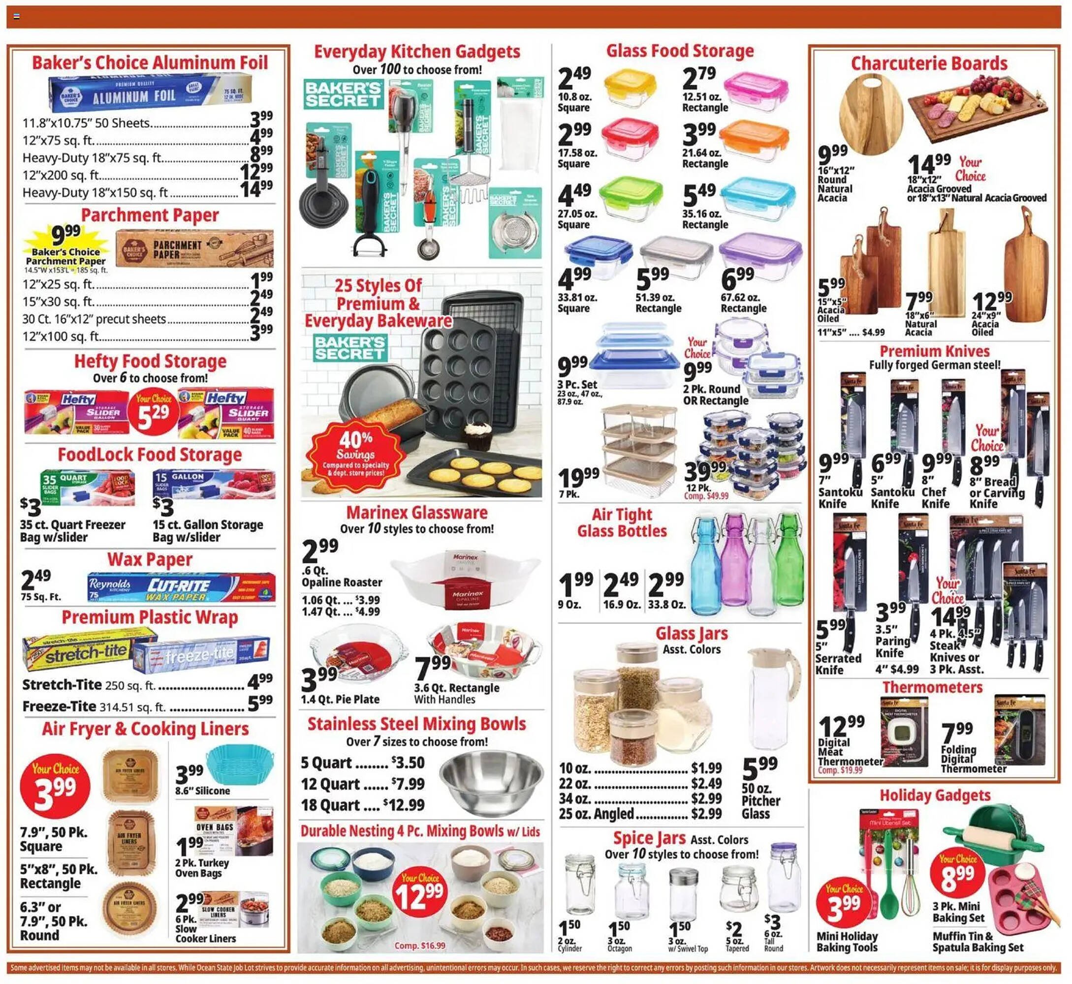 Ocean State Job Lot flyer