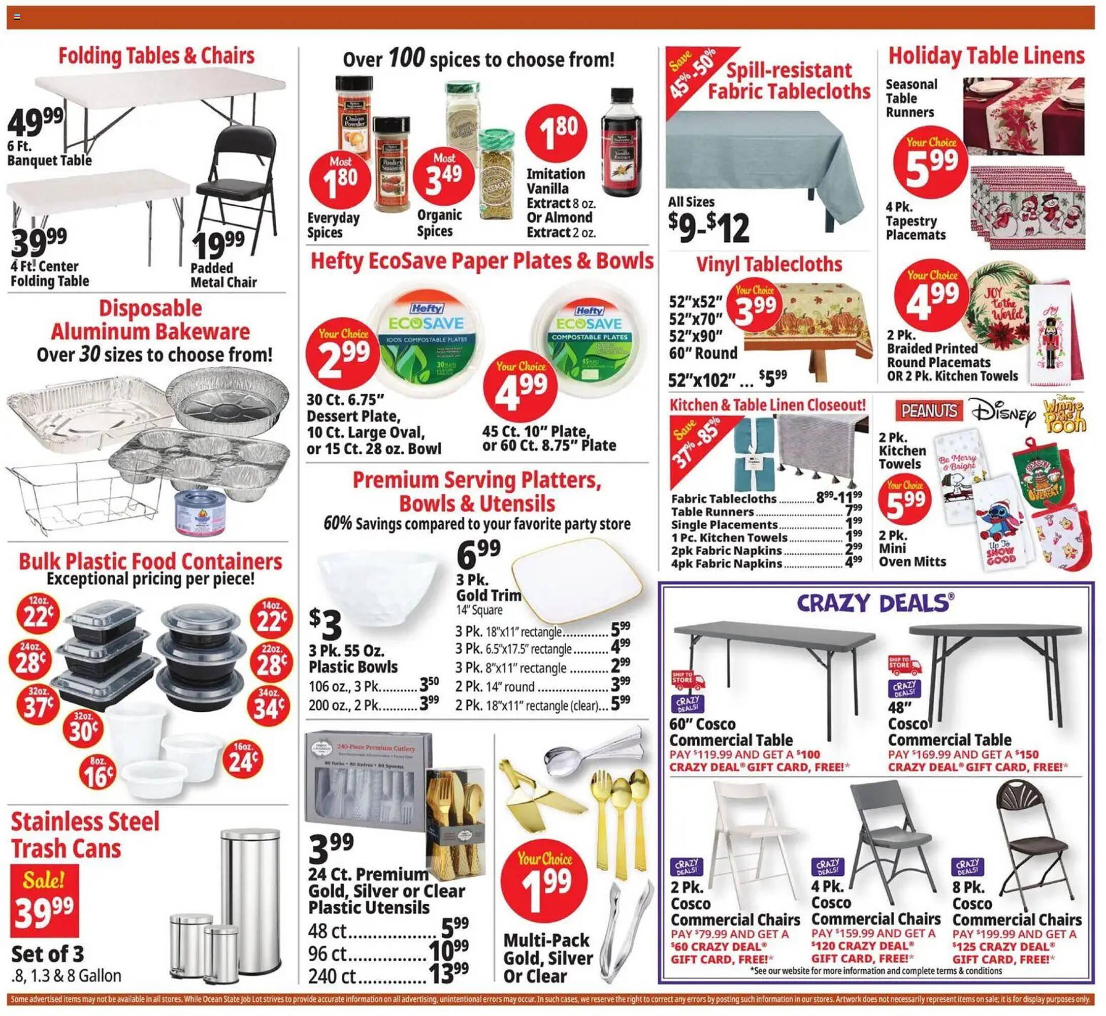 Ocean State Job Lot flyer