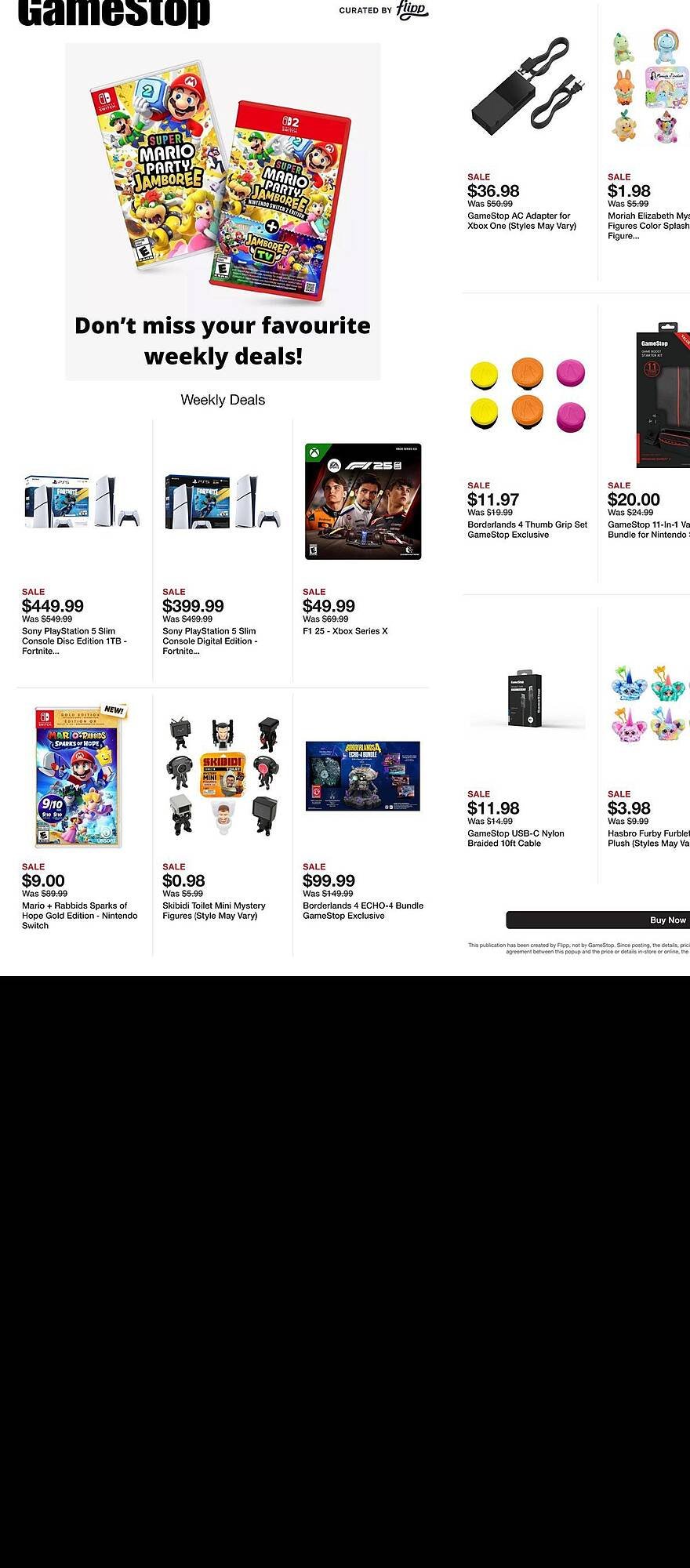 Game Stop weekly ad