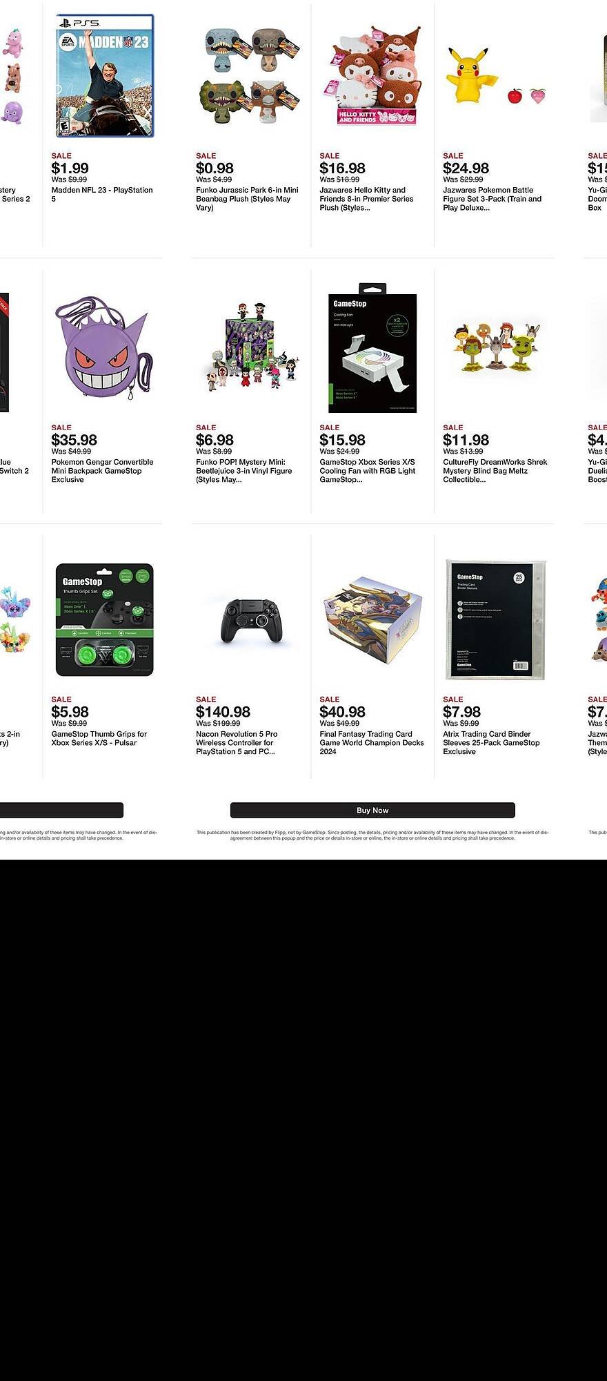 Game Stop weekly ad