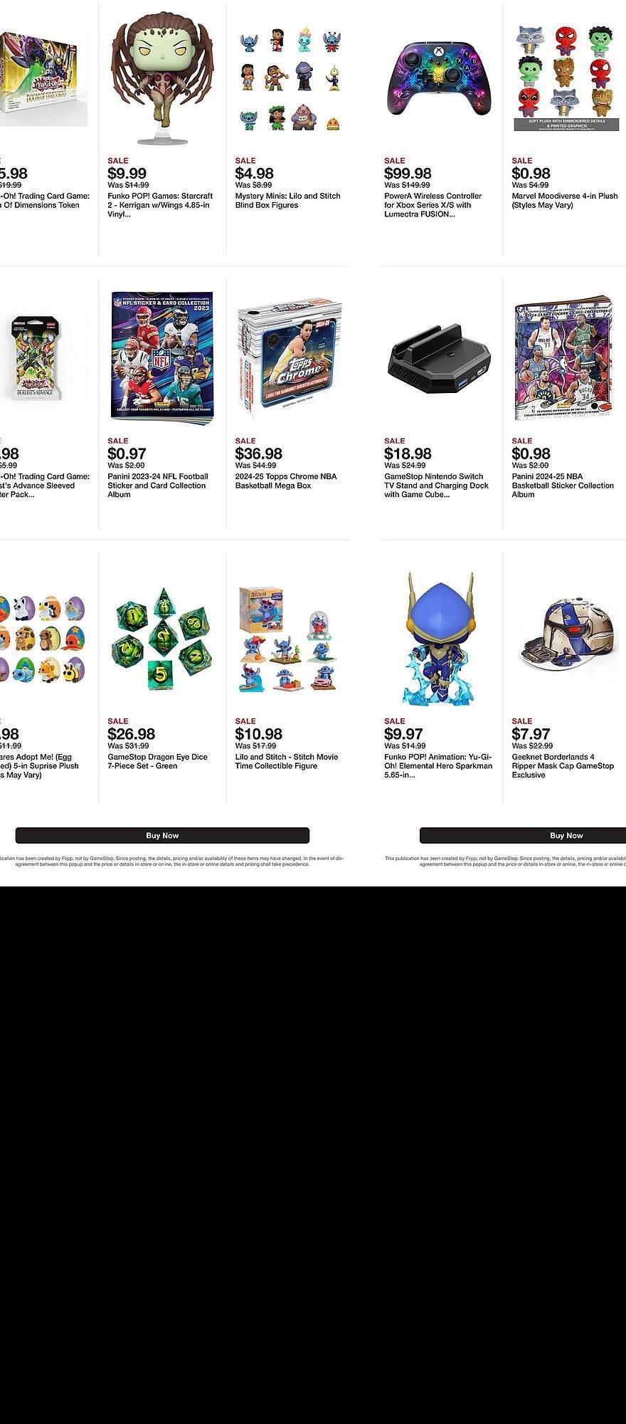Game Stop weekly ad