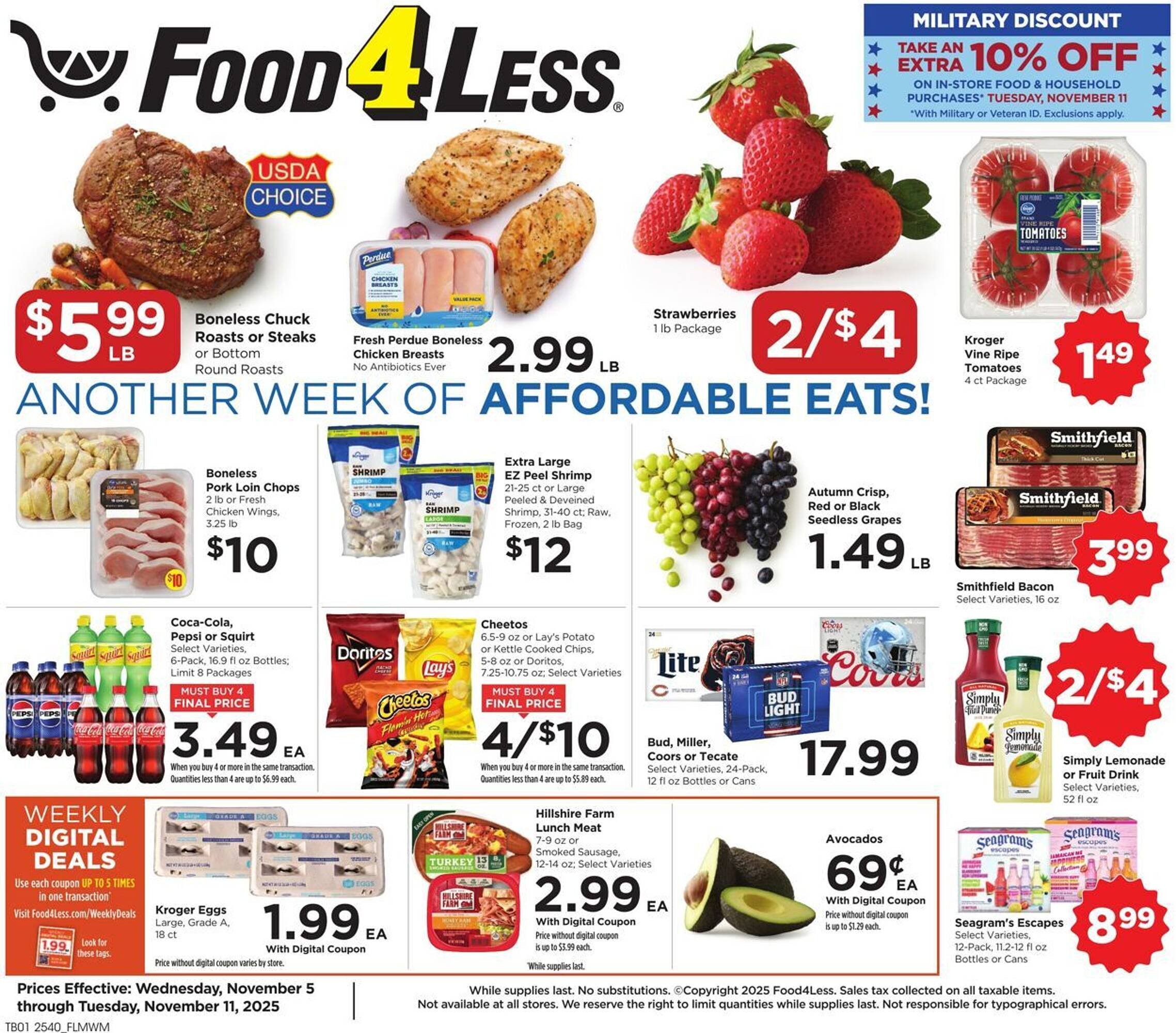 Food 4 Less weekly ad (2025-11-05 - 2025-11-11) | 1