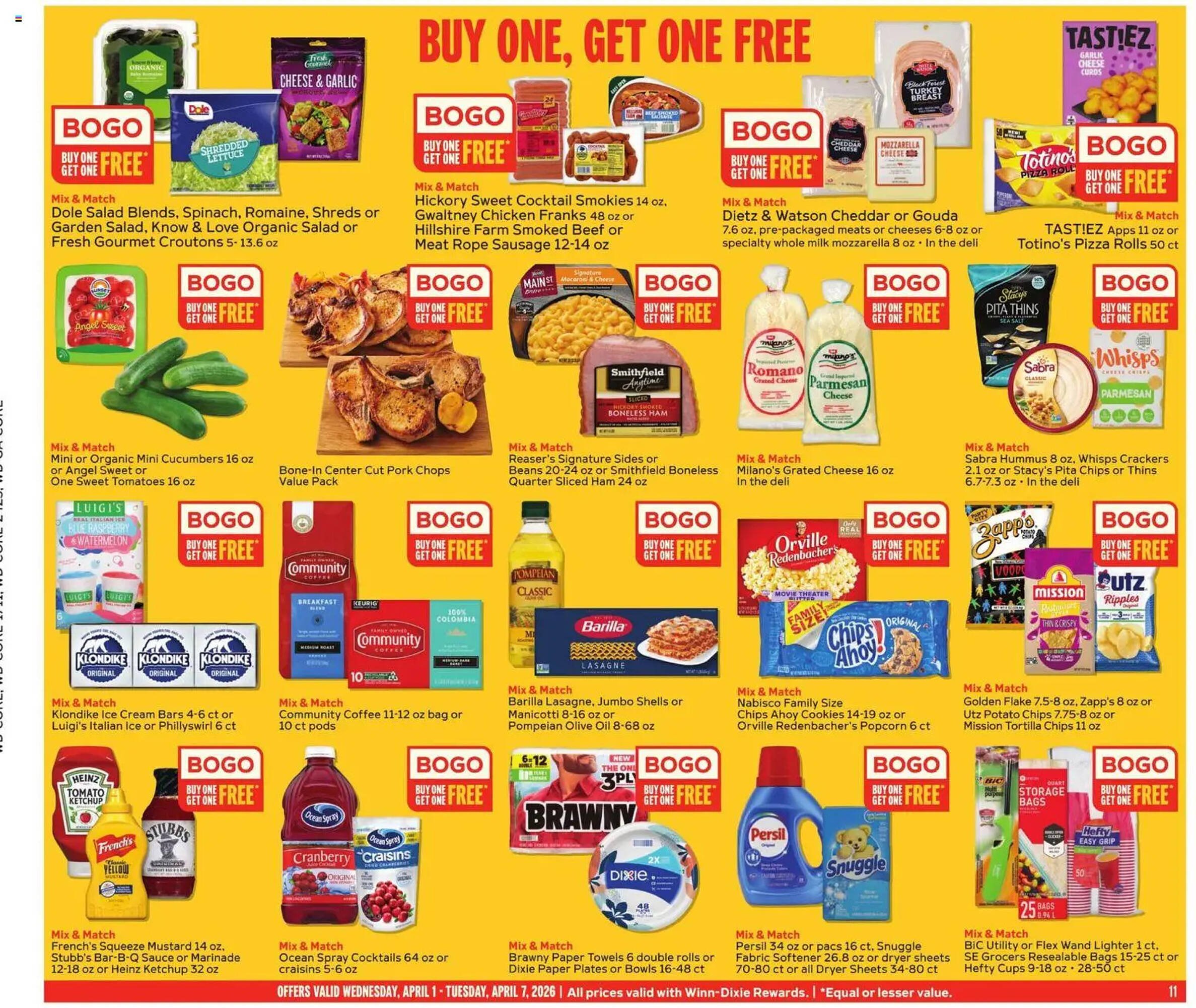 Winn Dixie weekly ad
