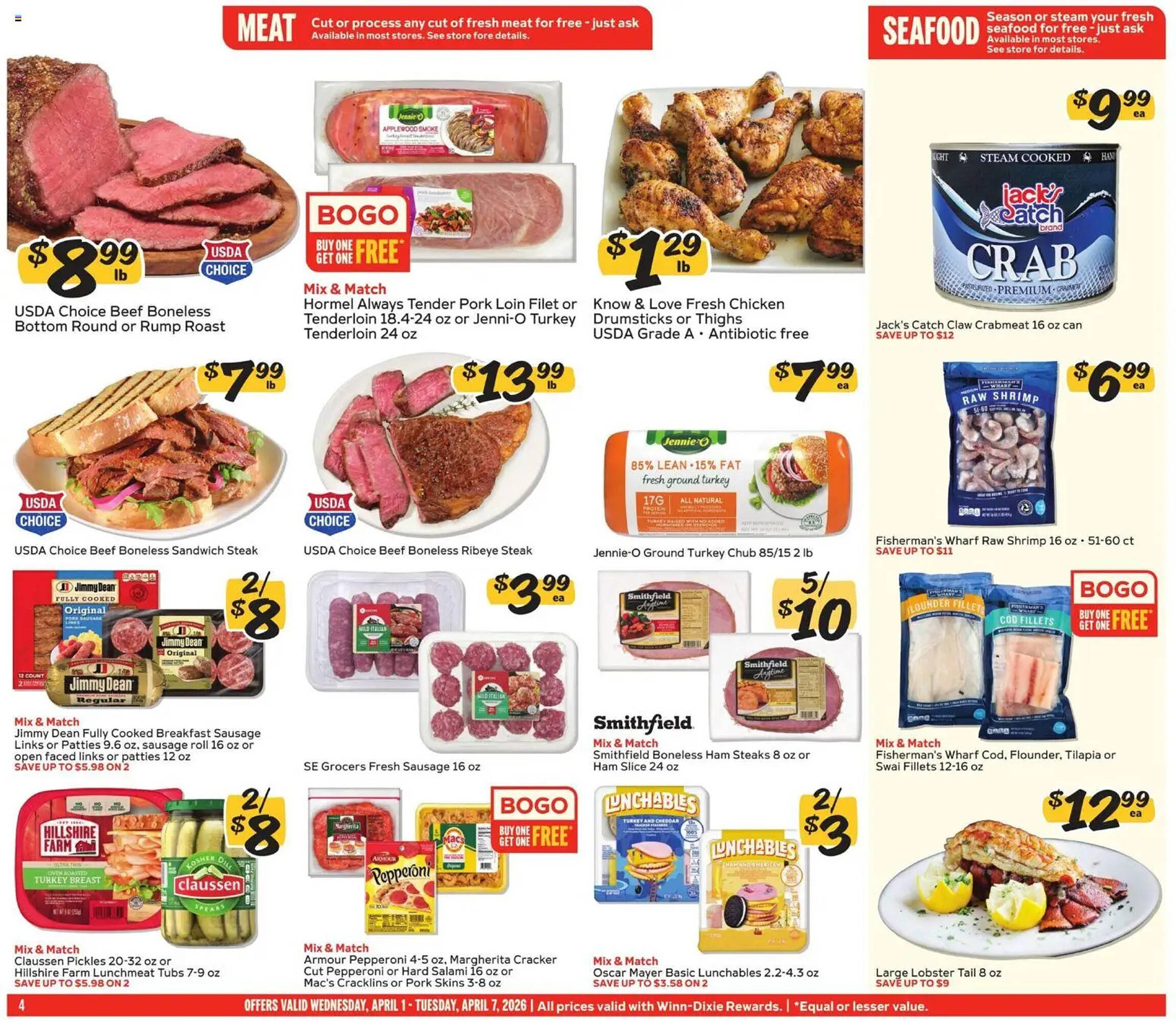 Winn Dixie weekly ad